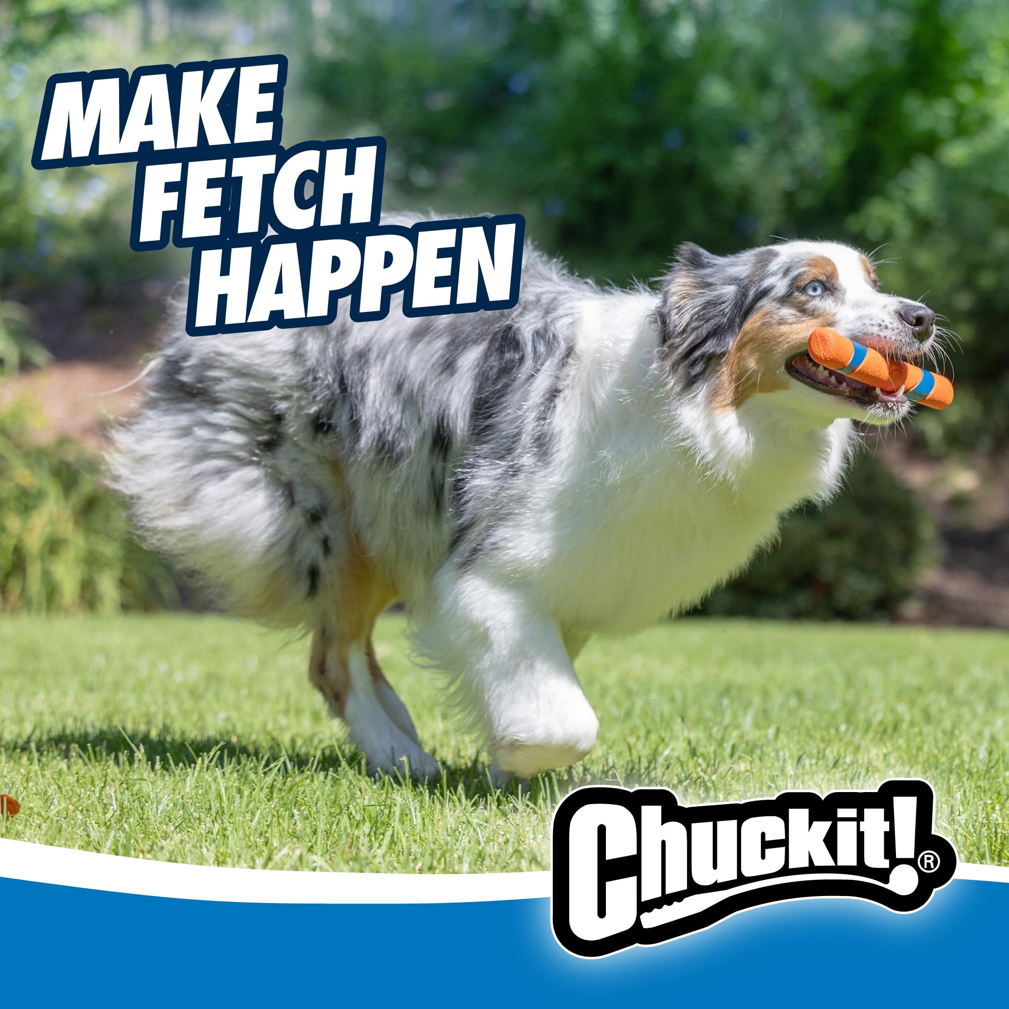 Chuckit! Ultra Fetch Stick - Durable Natural Rubber Interactive Fetch Toy | Size M | 28 cm 3