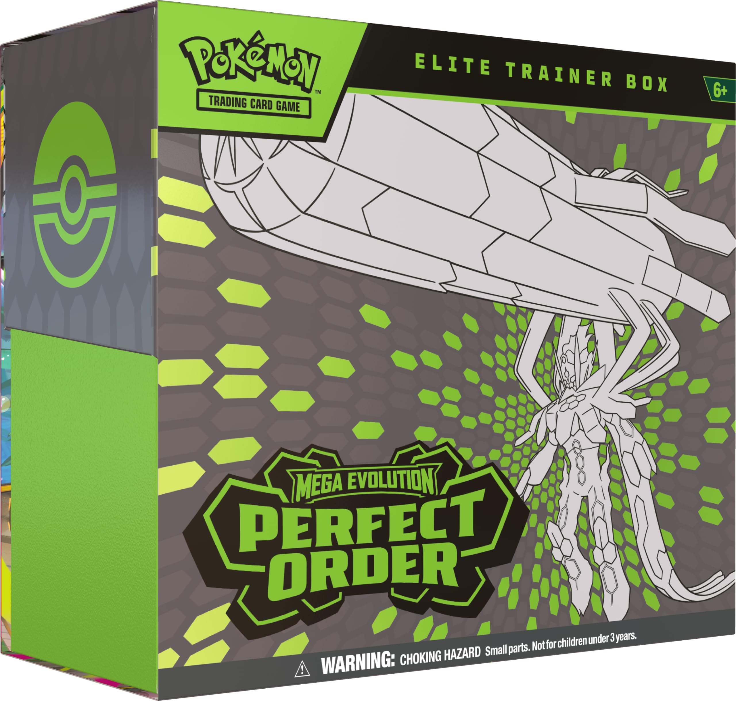 Pokémon TCG: Mega Evolution—Perfect Order Elite Trainer Box | 9 Booster Packs | Tyrunt Promo