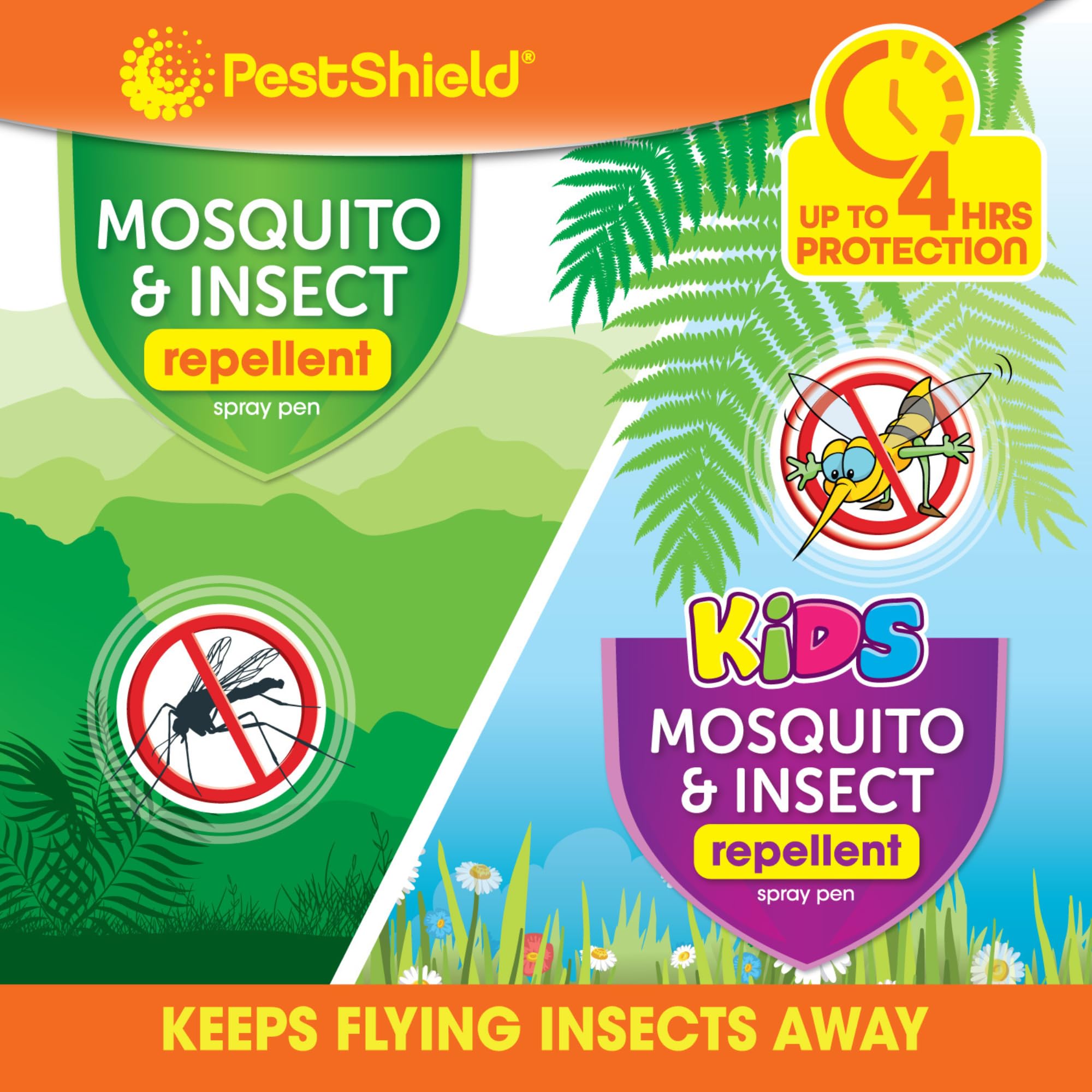 Pestshield Mosquito & Insect Repellent Spray Pens - Duo Pack (2 x 10ml) | Up to 4 Hours Cover 2