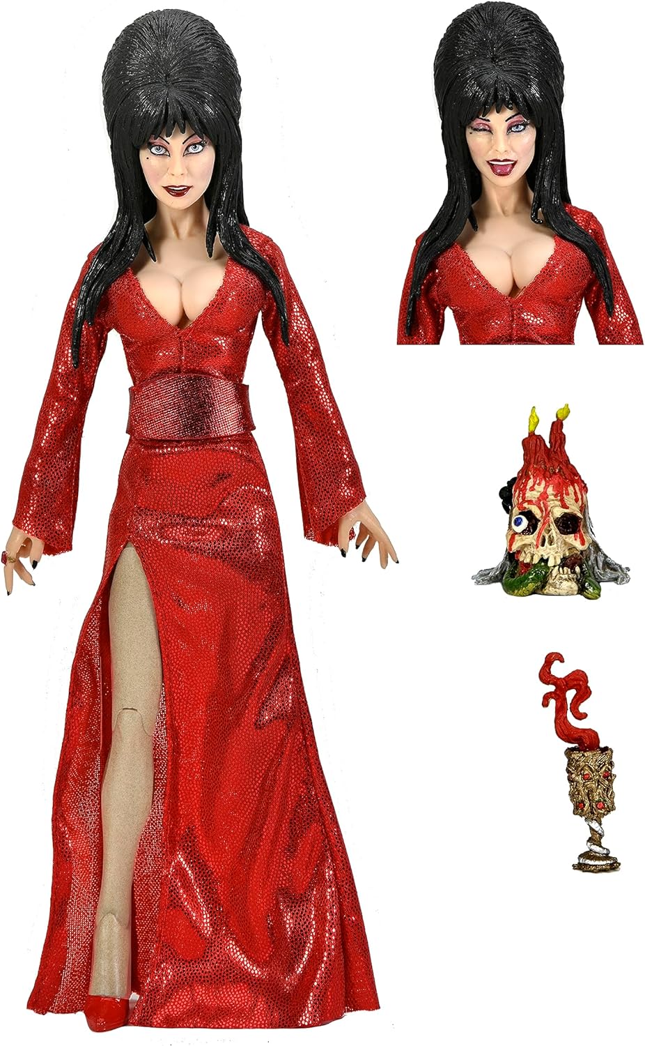 Neca Elvira Mistress of the Dark - Elvira Red Fright and Boo 8" Clothed Action Figure (56080)