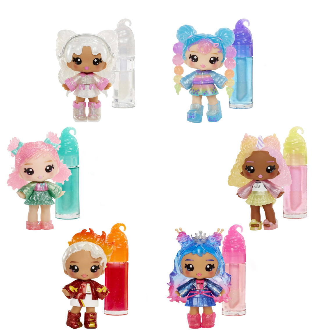 Yummiland Lip Gloss Doll - DIY Lip Gloss Kit with Scented Character & Customisable Fashion - Ages 3+