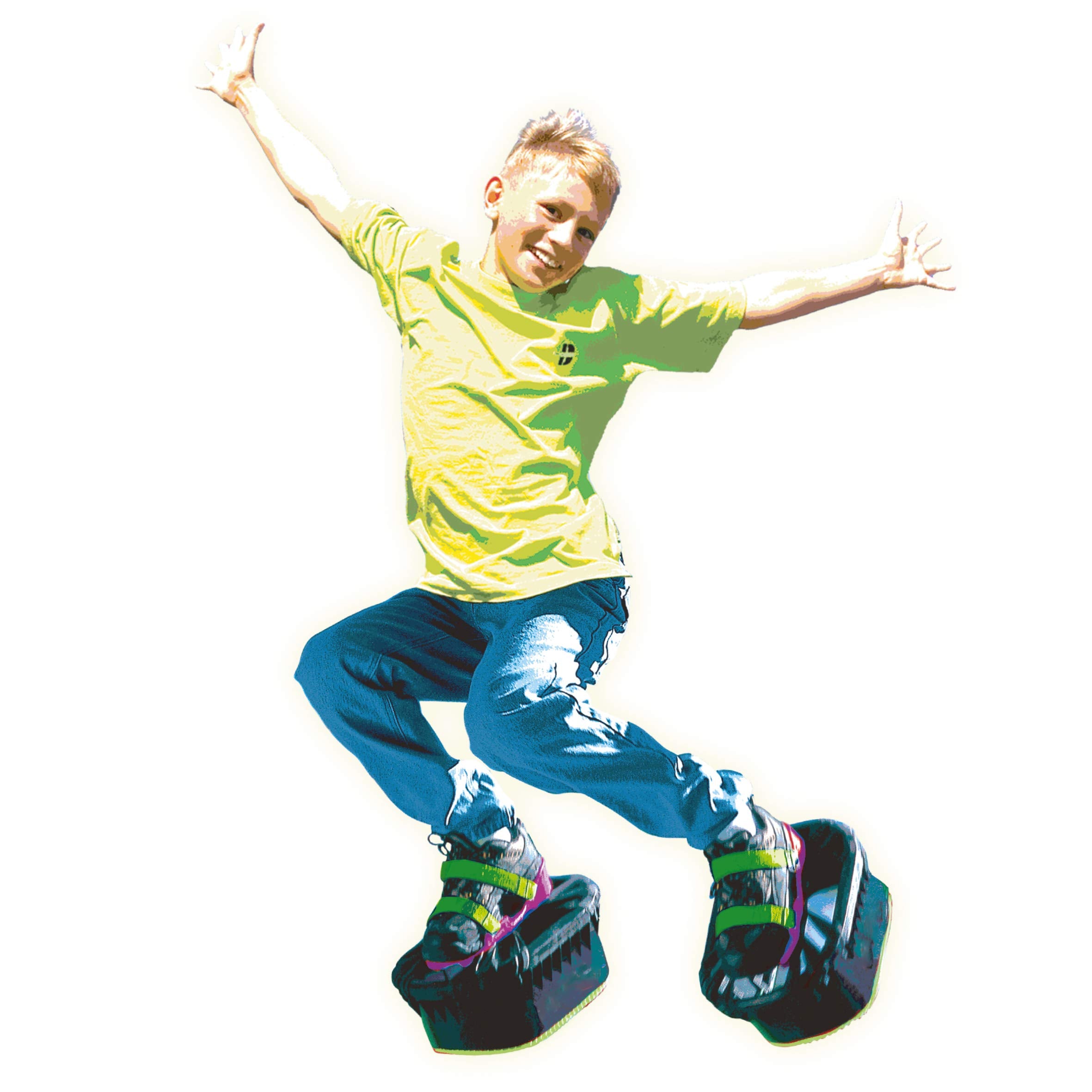Moon Shoes 71449 Strap-On Foam Pogo Sticks - Develop Balance & Coordination, Ages 7+ 5