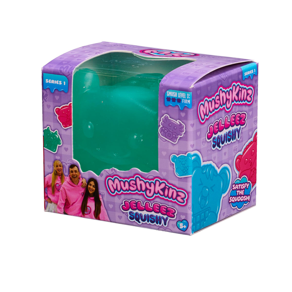 MushyKinz Jelleez Sensory Squishy Fidget Toy - 7.8 x 5.5 x 6.5 cm, Age 5+