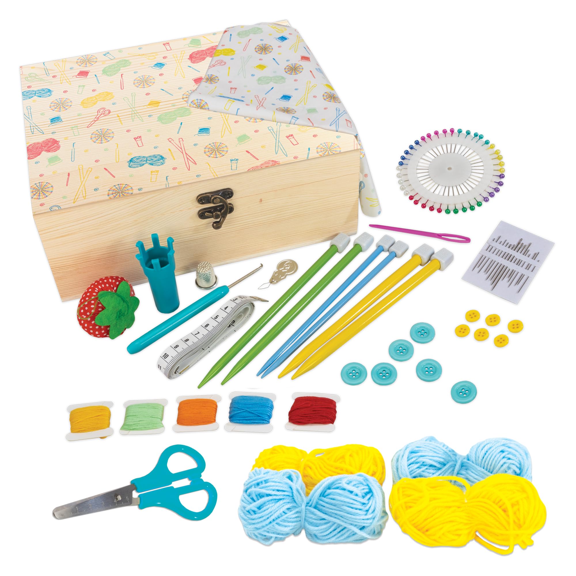 Galt Knit and Sew Kit - Creative Craft Set for Kids 7 Years and Up 3