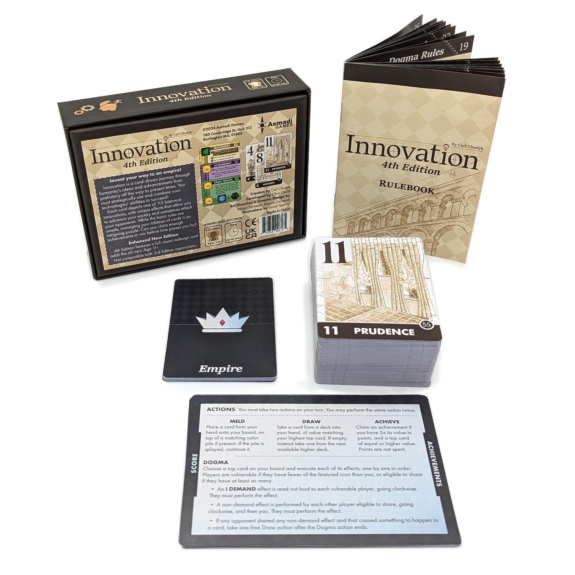 Asmadi Games Innovation: Fourth Edition - Card Game | Ages 14+ | 2-4 Players 2