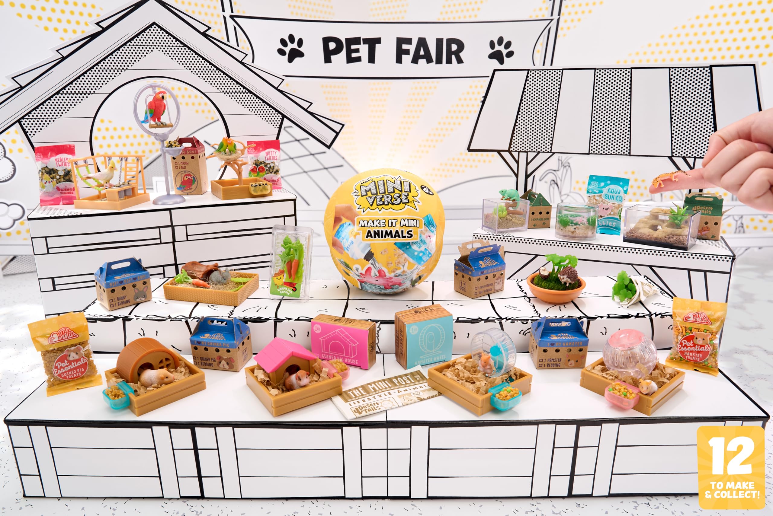 MGA Miniverse Make It Mini Animals - Mini Collectibles Mystery Blind Pack 9