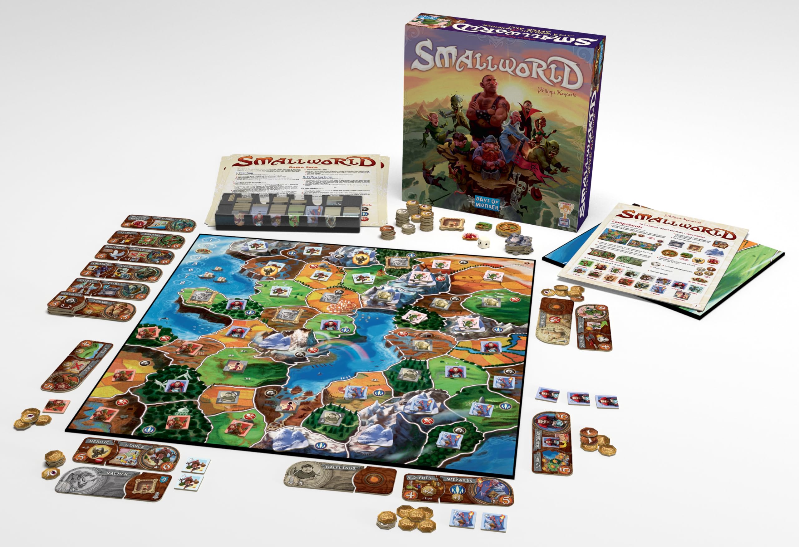 Days of Wonder Small World Board Game | Ages 8+ | 2-5 Players | Up to 80 Minutes
