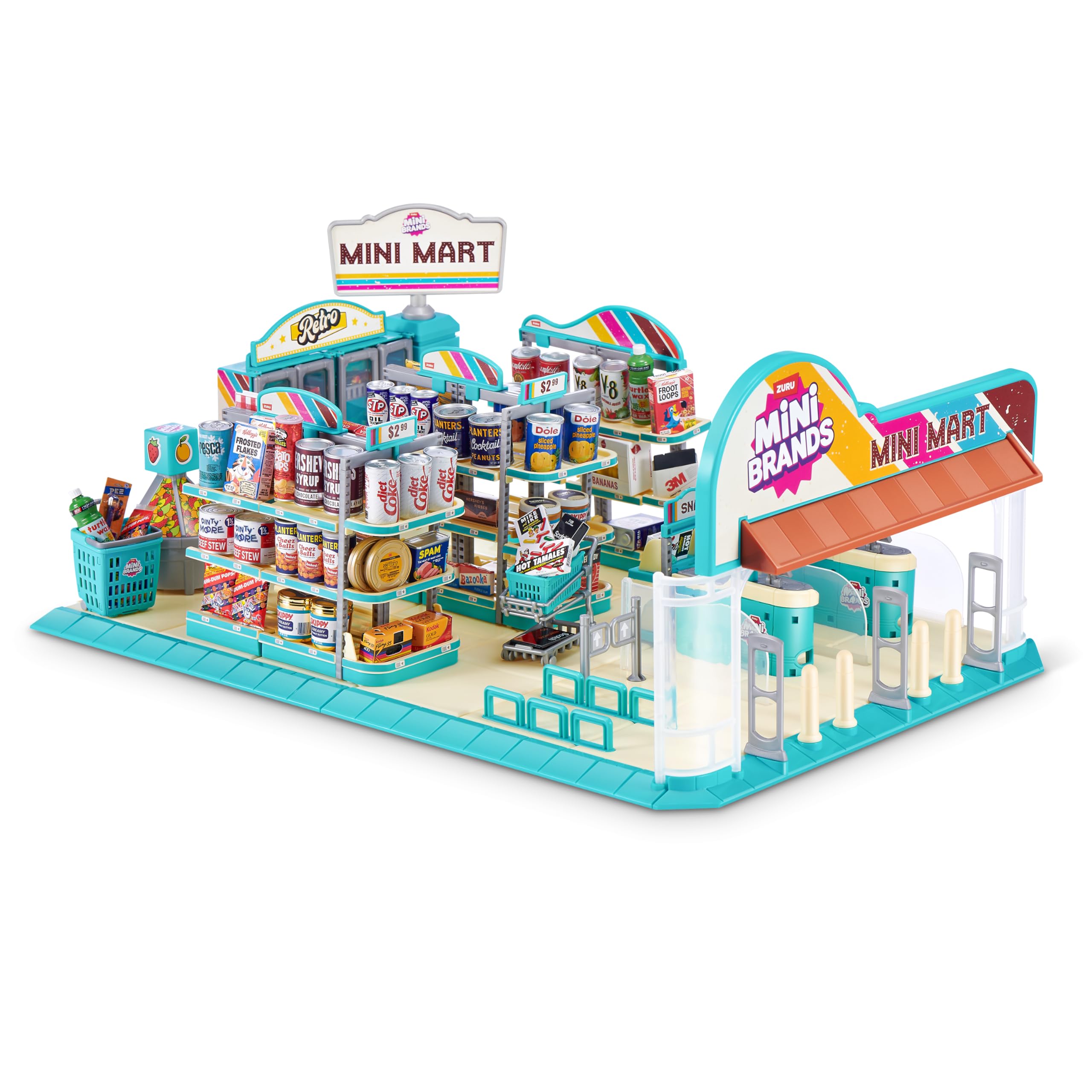Mini Brands Retro Grocery Mini Mart Series 1 - Collectible Playset for Kids & Collectors 13