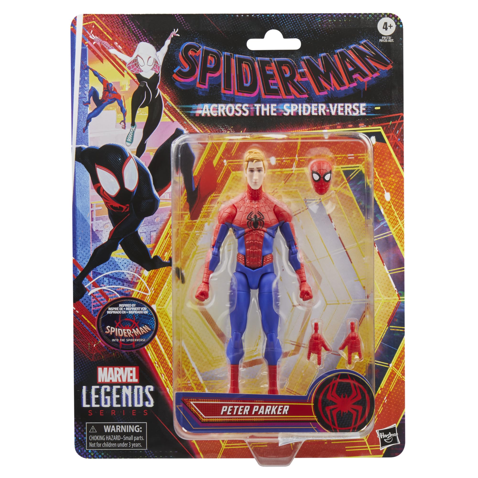 Marvel Legends Series Peter Parker Spider-Man: Into the Spider-Verse Action Figure - 6 Inch Collectible with Articulation & Accessories 9