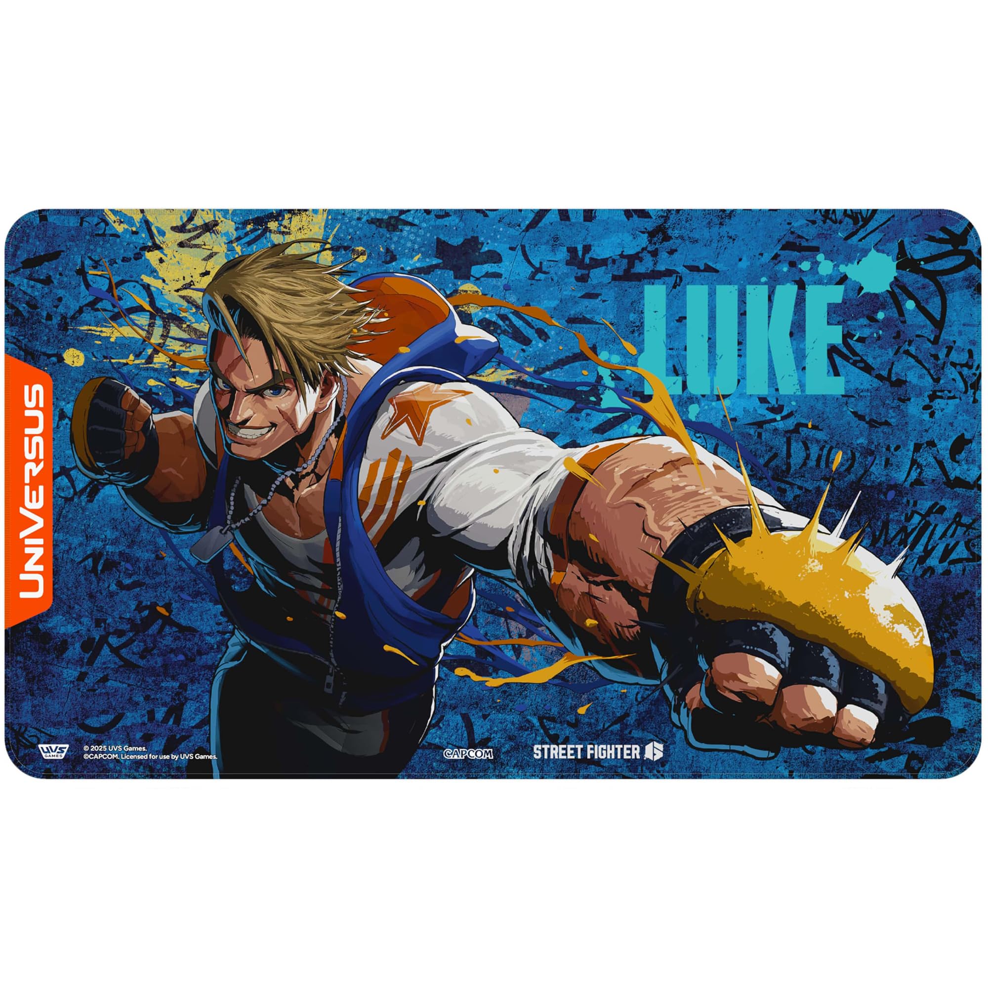 UniVersus Street Fighter 6 Challenger Series Playmat - Luke | 24 x 14 Inches Neoprene