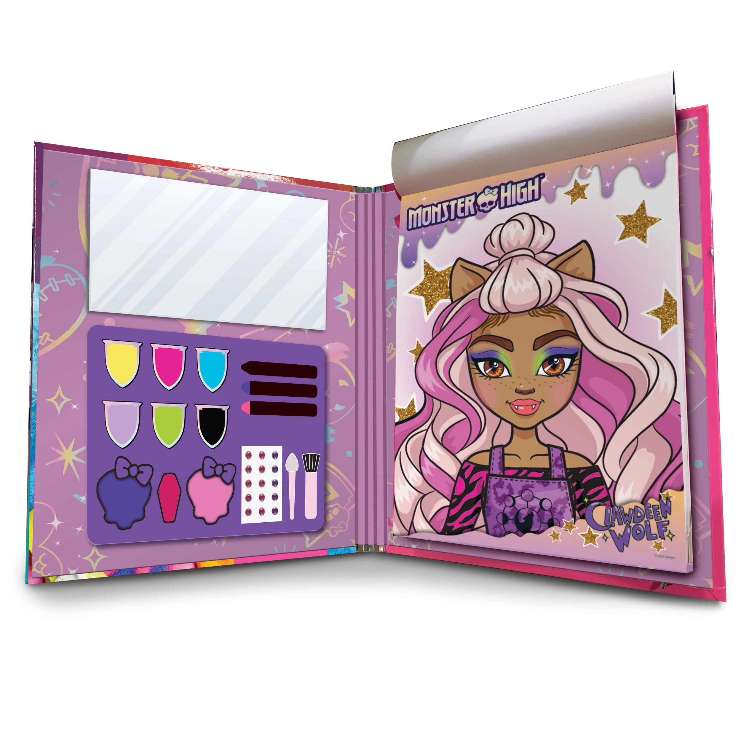 Lisciani Monster High Activity Book - Make-up and Colouring for Kids 6+