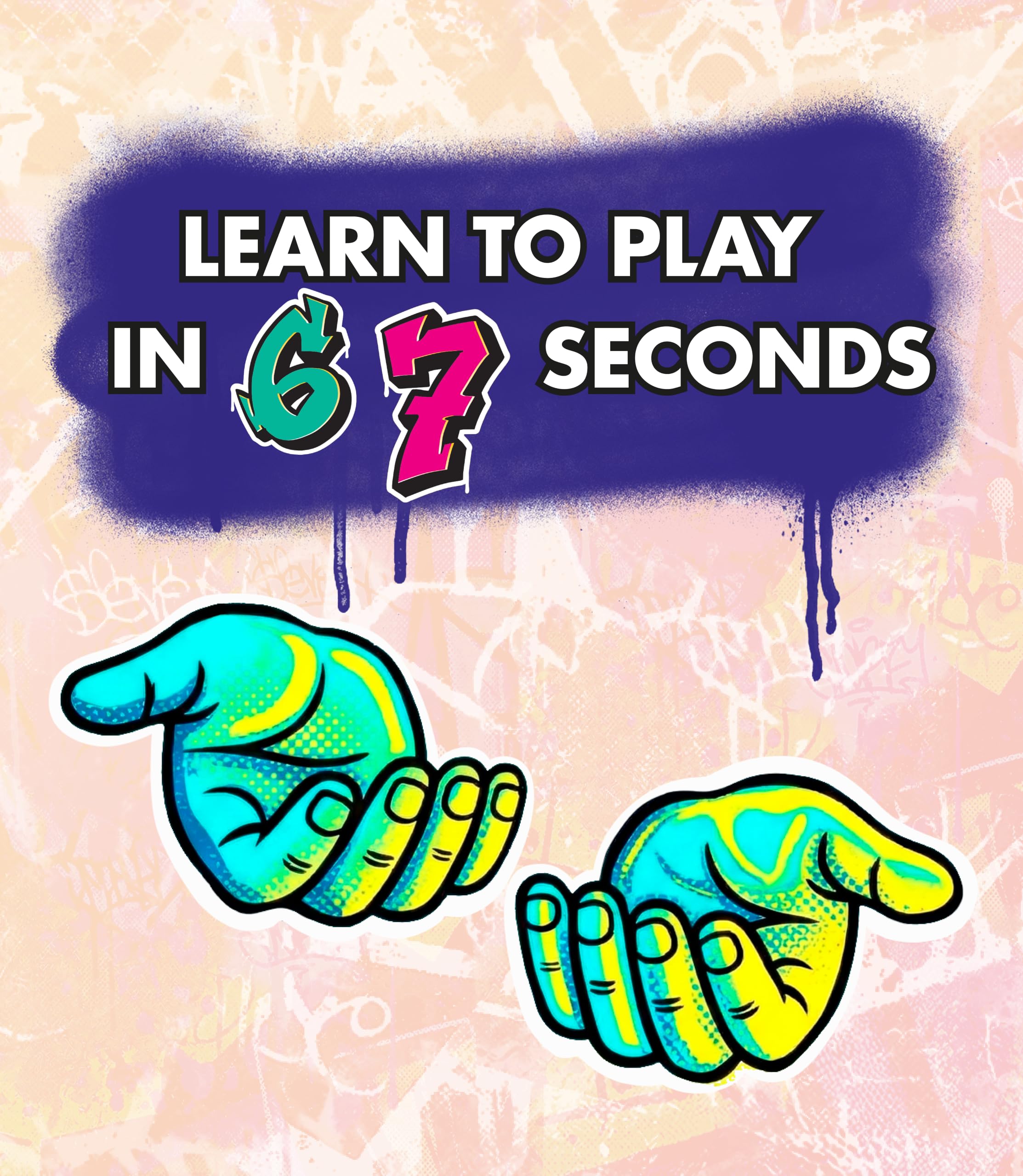 inoua Six-Seven Card Game - Fast Reflex, 2-7 Players, Ages 6-70, 6-7 Min Rounds 5