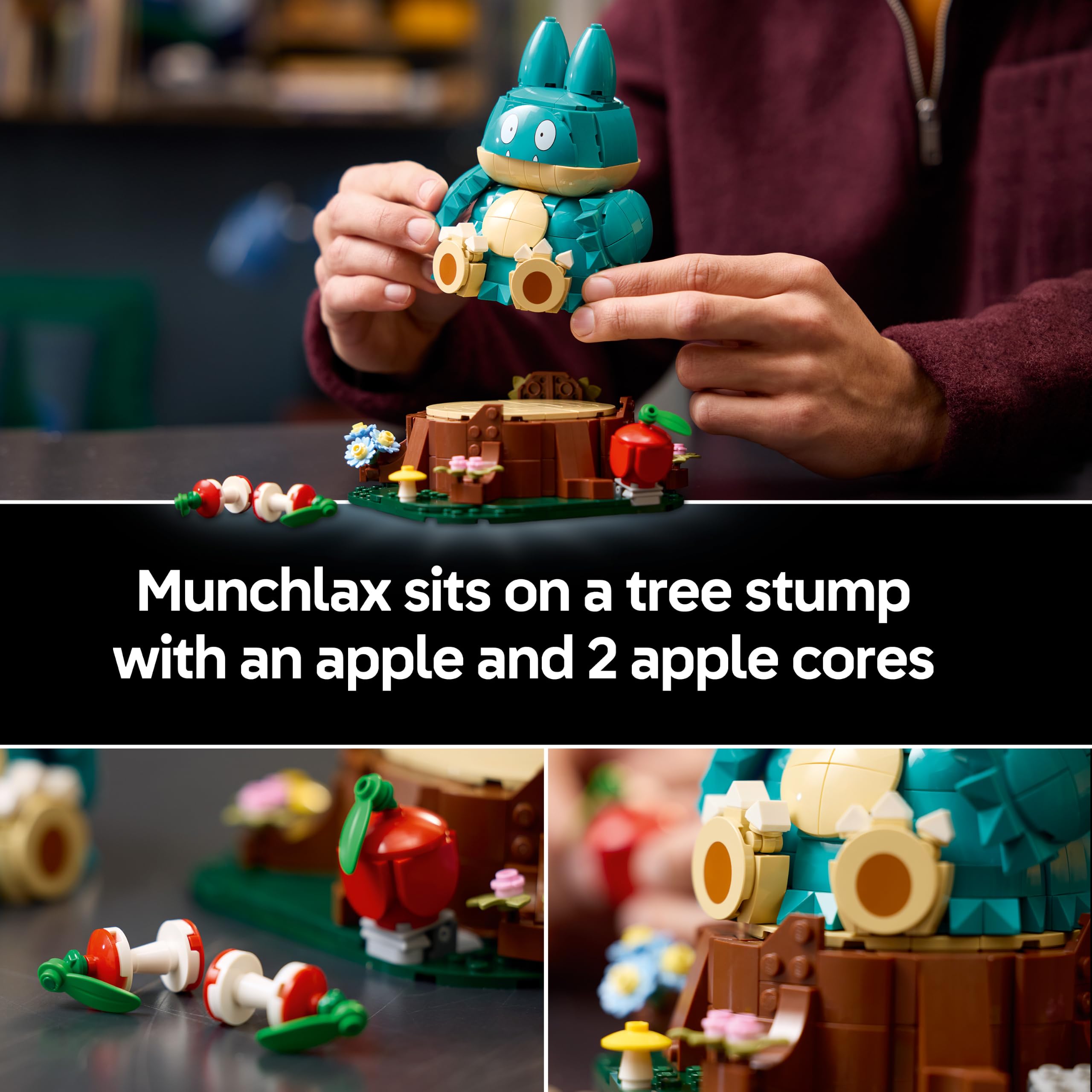 LEGO Pokémon Munchlax Building Set - Adult Model Kit | 18+ Age Range | 2026 Release 6