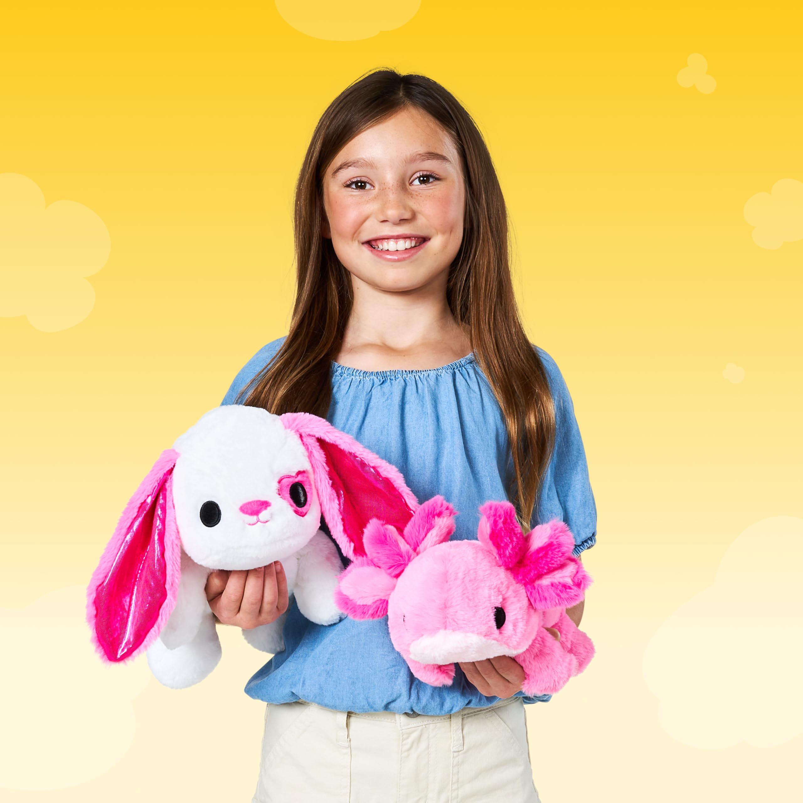 Hug-A-Lumps Love Collection Small Weighted Plush - 2 Pack | 0.75kg Each | Super-Soft Polyester 5
