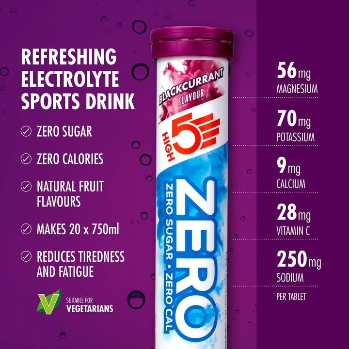 HIGH5 ZERO Electrolyte Tablets | Hydration Tablets Enhanced with Vitamin C (106998016003GBR)