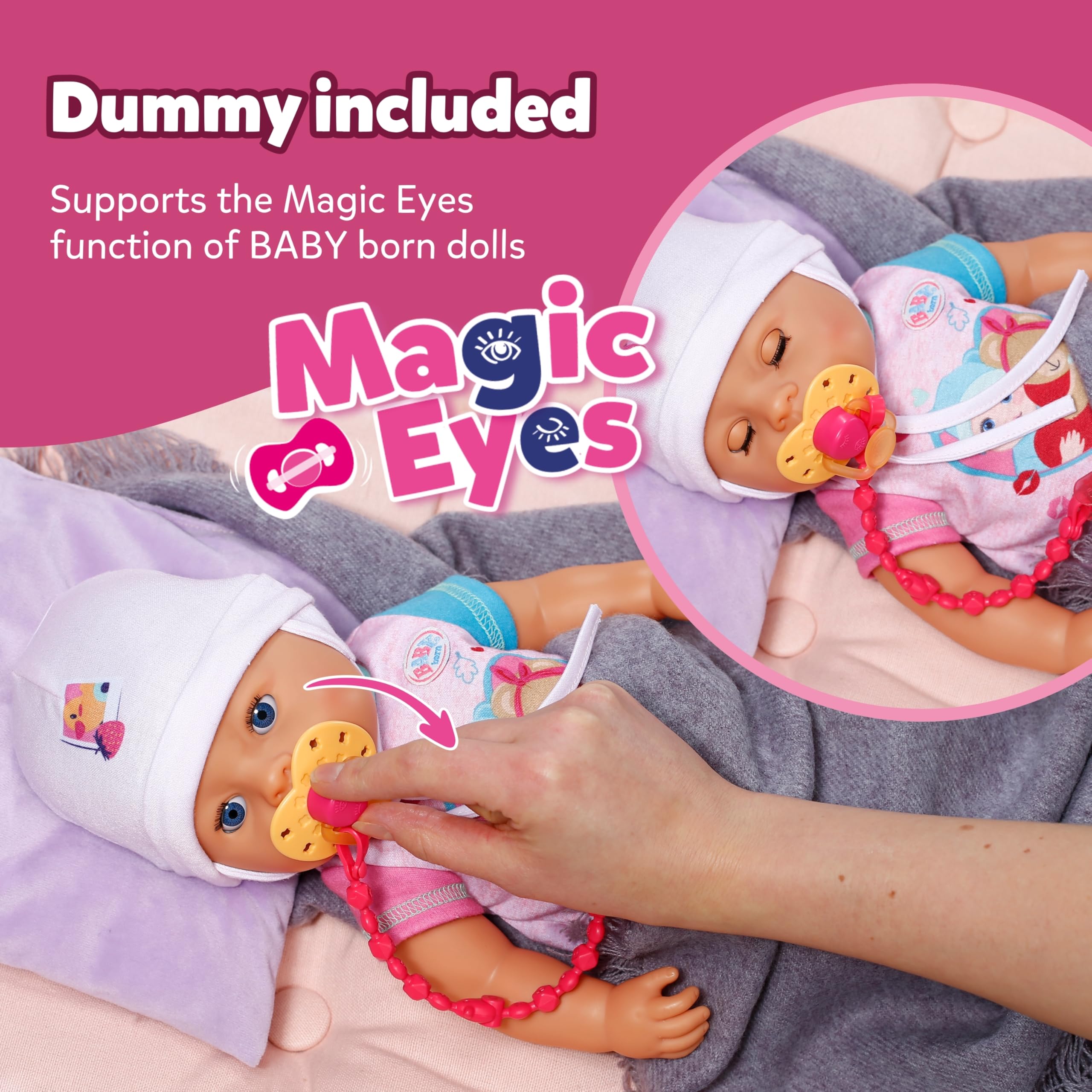 BABY born Newborn Set with Accessories for 43 cm Dolls | Magic Dummy Function | Polyester 5