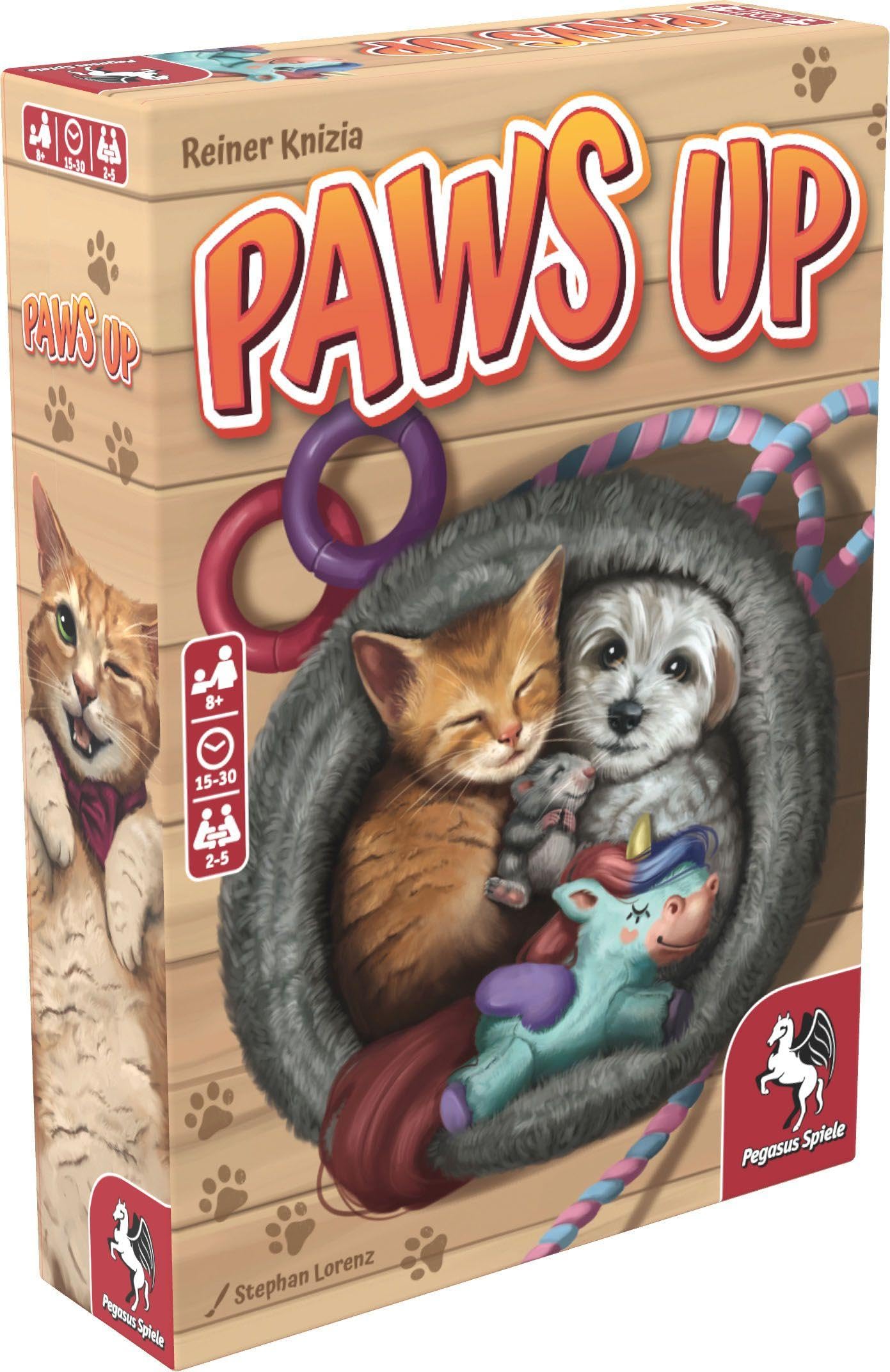 Pegasus Spiele Paws Up Dedicated Deck Card Game | Family Game | Ages 16+