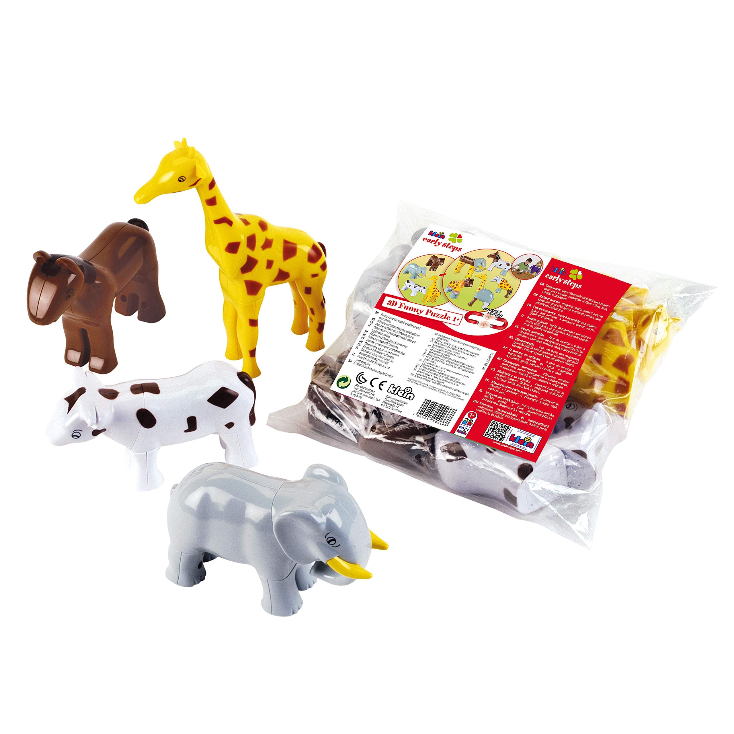 Theo Klein 71 Funny Puzzle Magnetic Animals - Educational Toy for Toddlers 1 Year and Up 7
