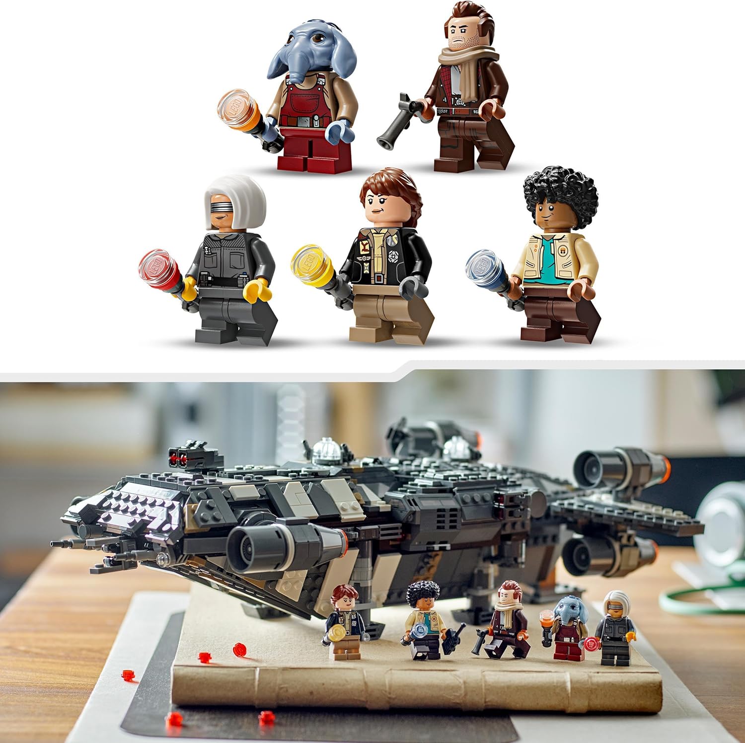 LEGO Star Wars: Skeleton Crew The Onyx Cinder (75374) - Building Set for Ages 10+