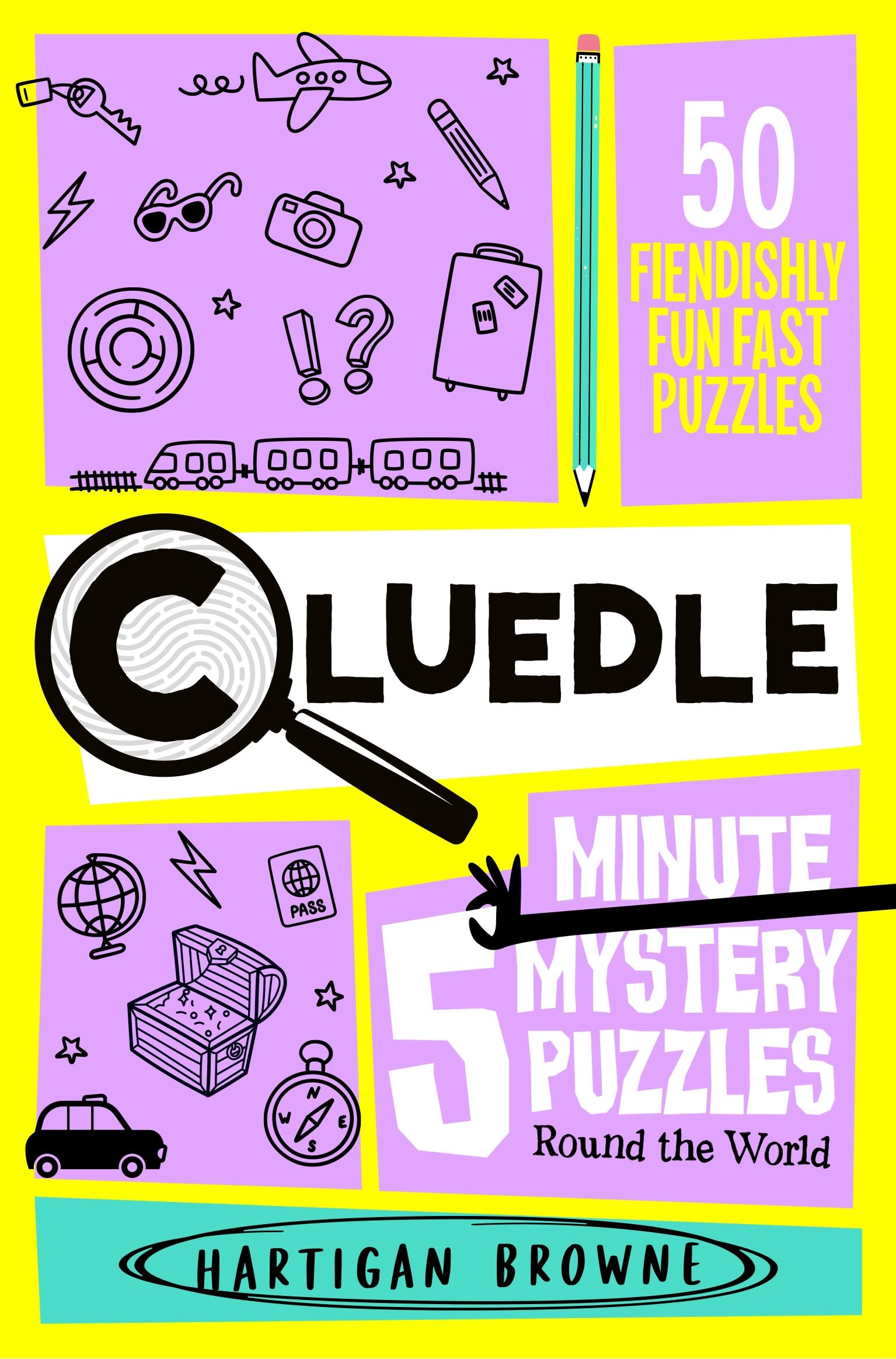MACMILLAN Cluedle - 5 Minute Mystery Puzzles: Round the World | Ages 9-11 | Paperback