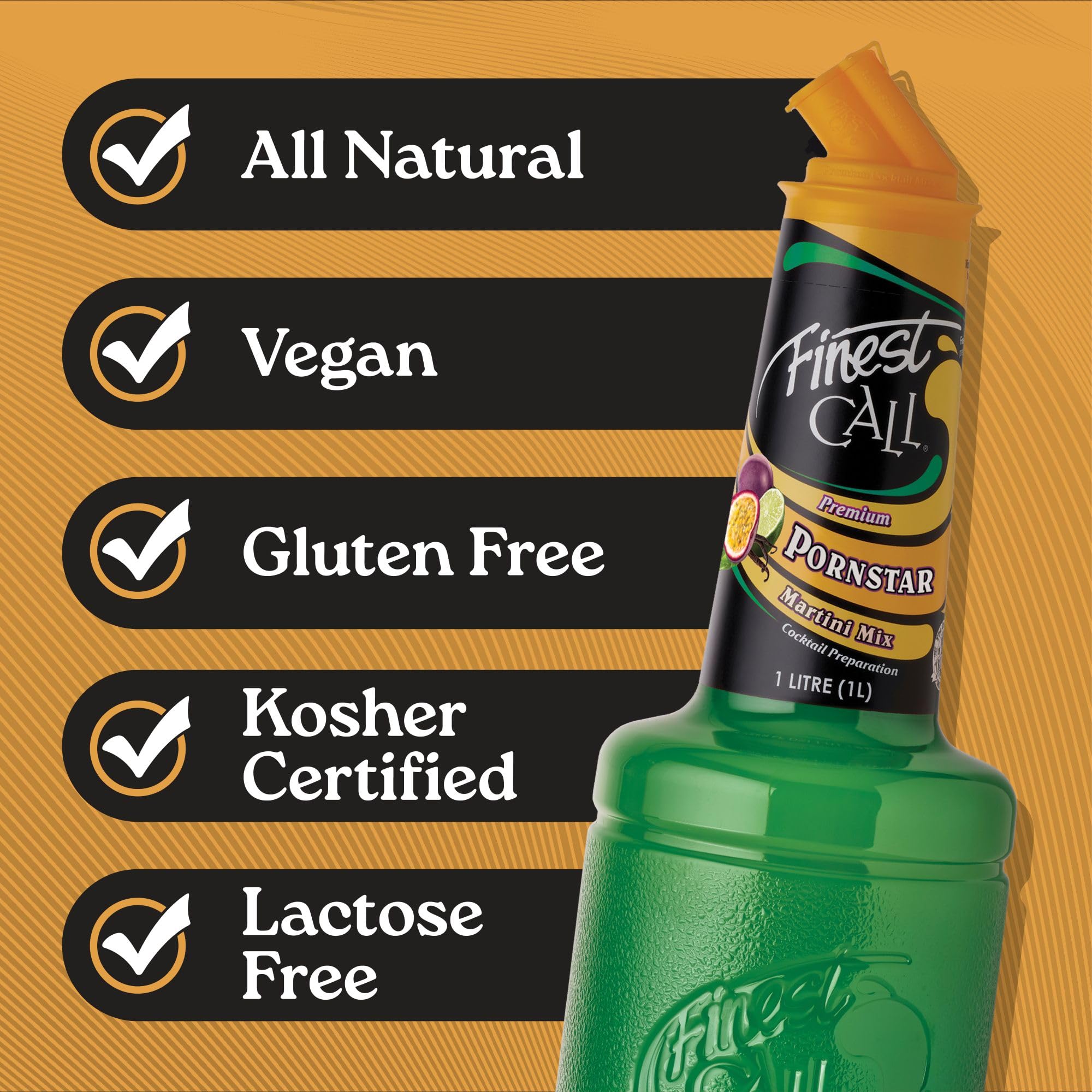 Finest Call Pornstar Martini Mix - Non-Alcoholic Cocktail Mixer | 1 Litre | Makes 10 Cocktails 6