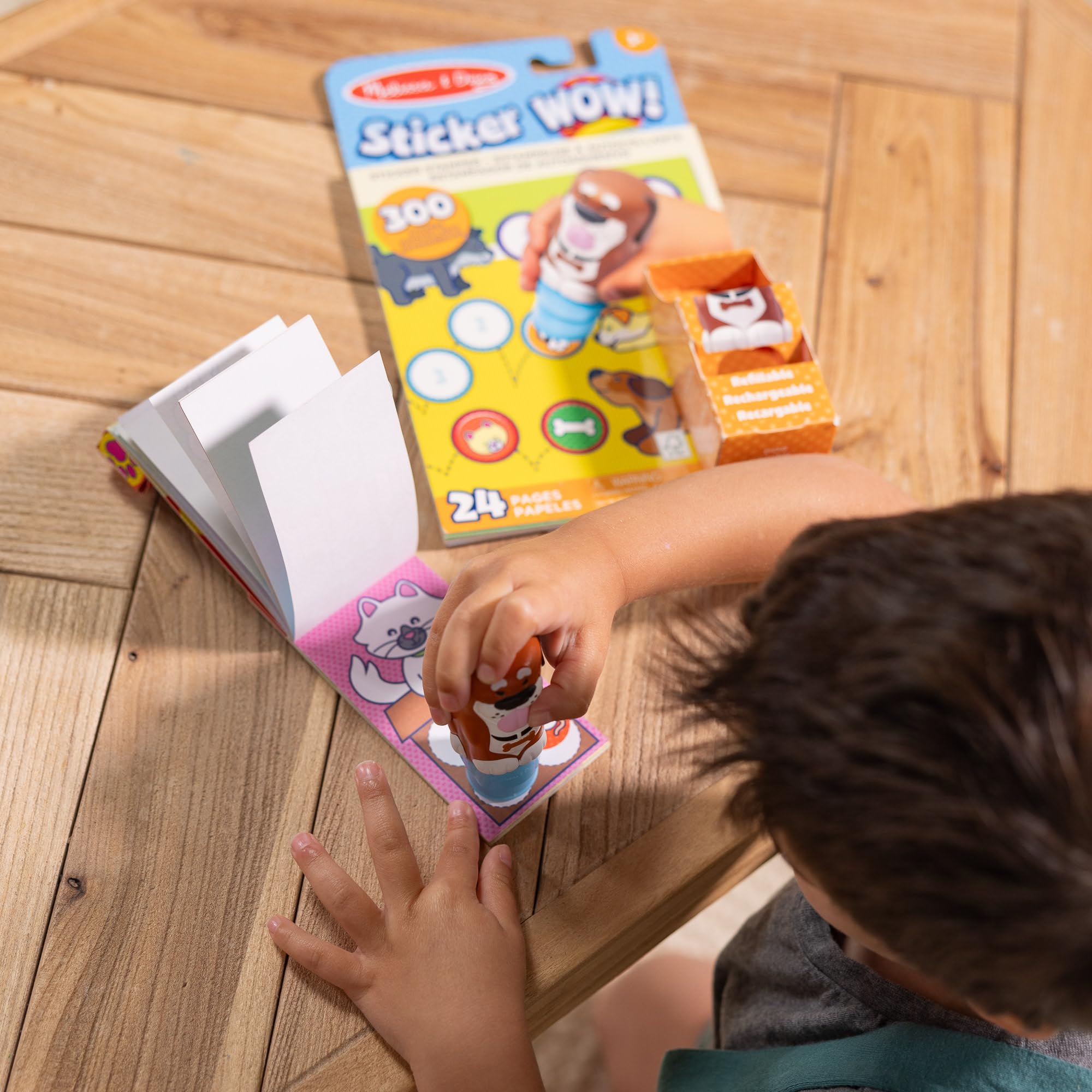 Melissa & Doug Sticker WOW! Dog Bundle - Mess-Free Sticker Stamping | Ages 3+ 8