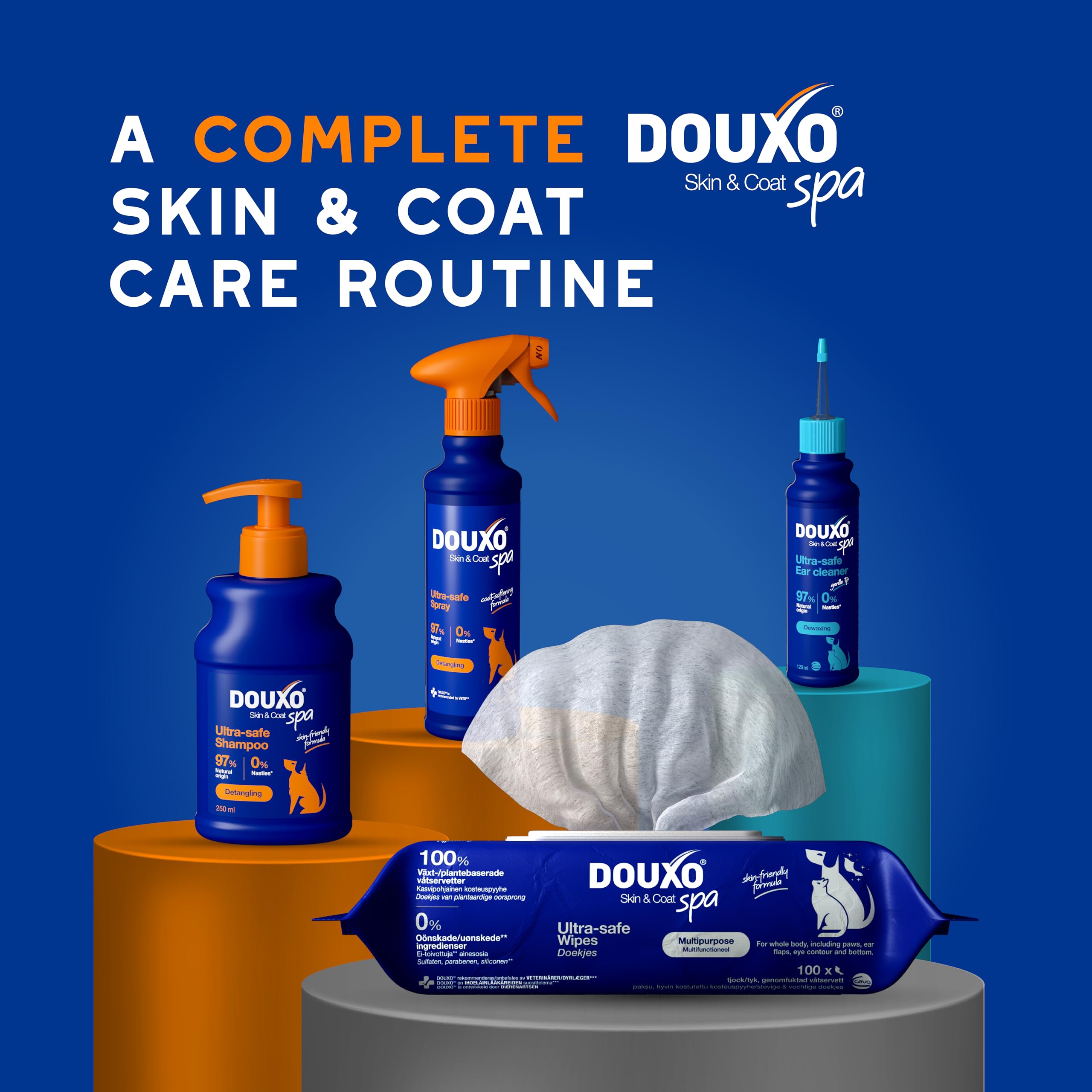 Douxo Skin & Coat SPA Detangling Spray for Dogs - Hypoallergenic Coco Vanilla Scent | 295ml 8
