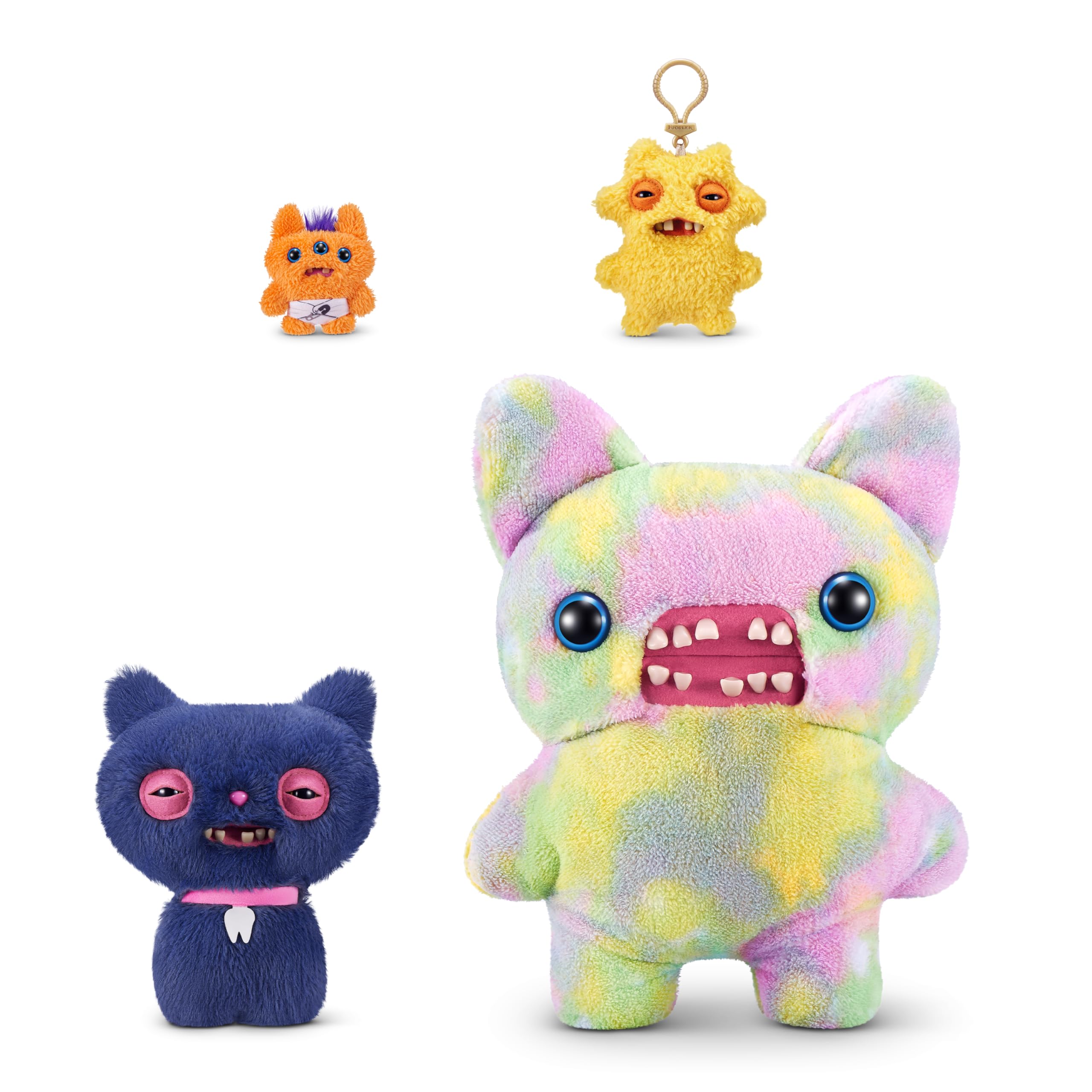 Fuggler Alley Cats 9-Inch Plush Toy (Cheezee) Grey by ZURU – Funny Ugly Mon 2