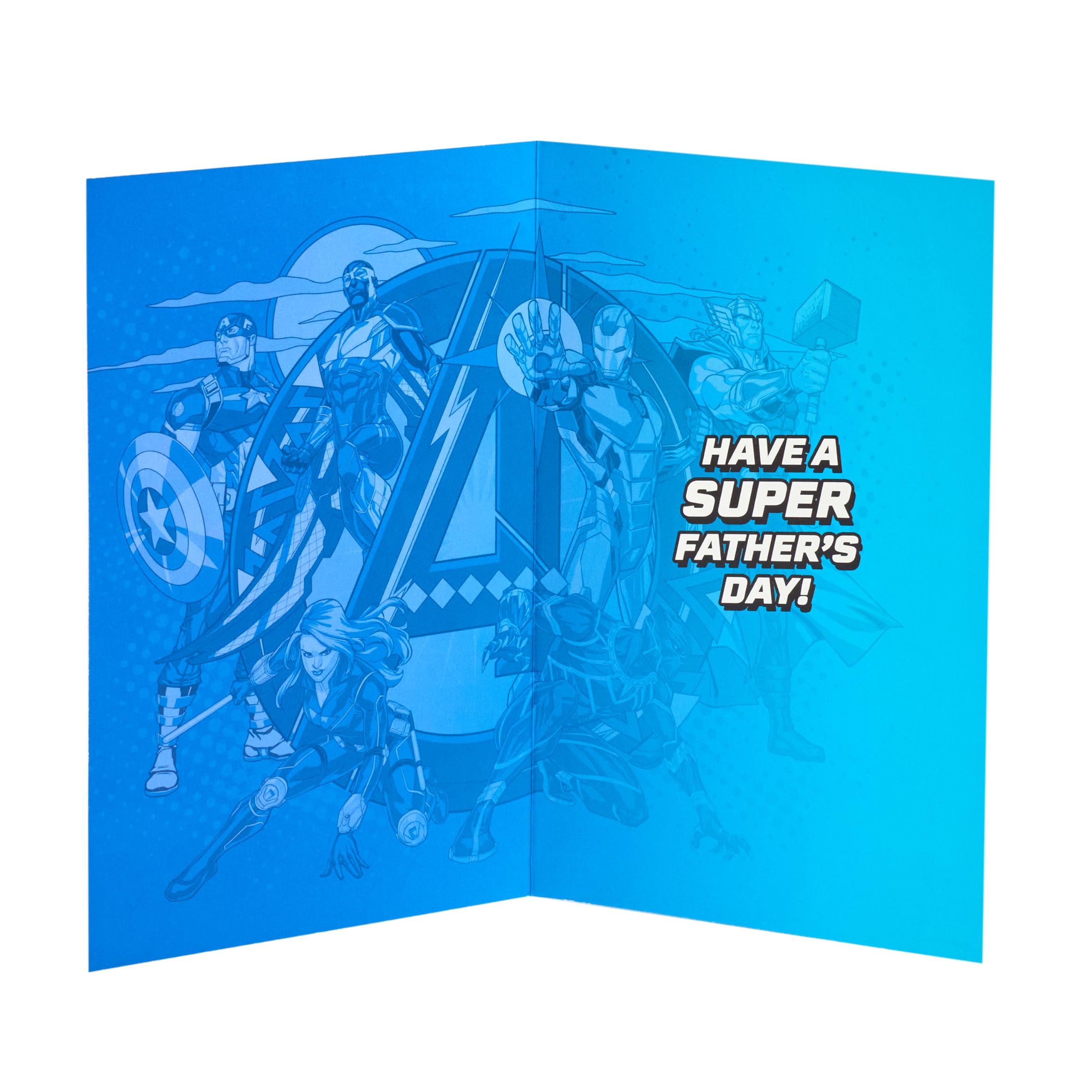 UK Greetings Father's Day Card for Daddy from Son | Superhero Design | 14.9 x 22.9 cm