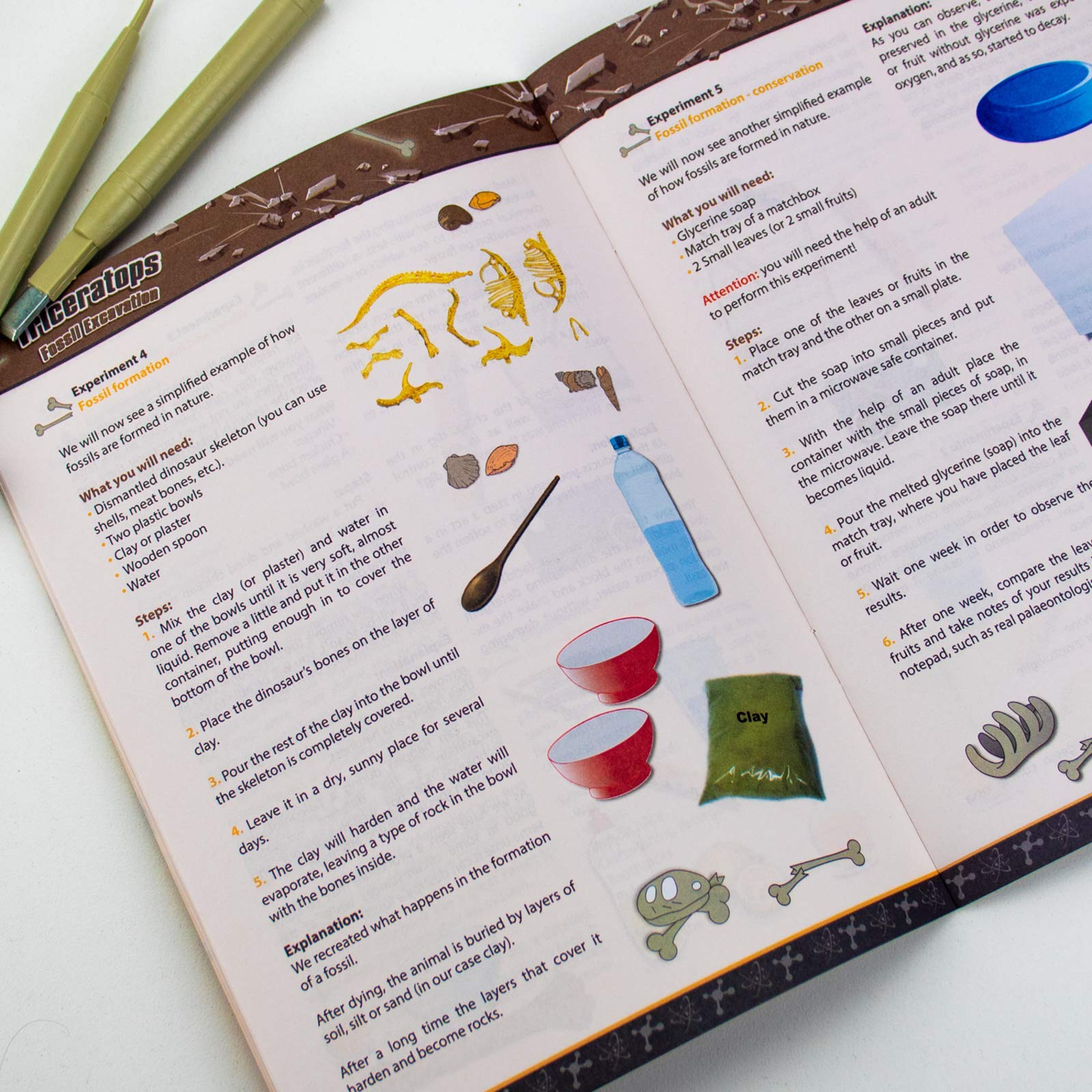 Science4you Triceratops Fossil Digging Kit - 10-Piece Dinosaur Excavation Set for Kids 6+ 13