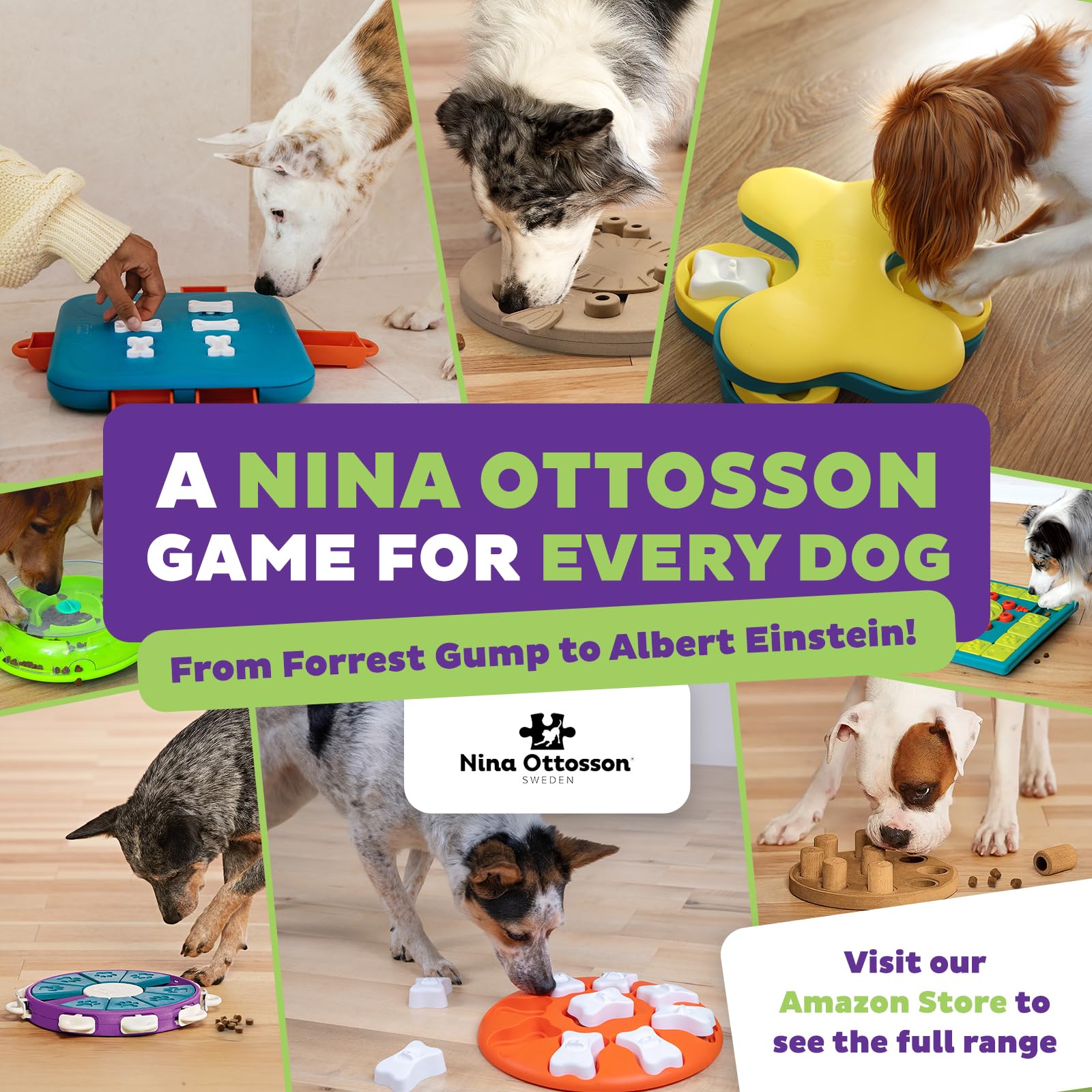 Outward Hound Nina Ottosson Dog Twister Interactive Treat Puzzle Toy - Advanced Level 3 | Plastic | Purple/Blue 7