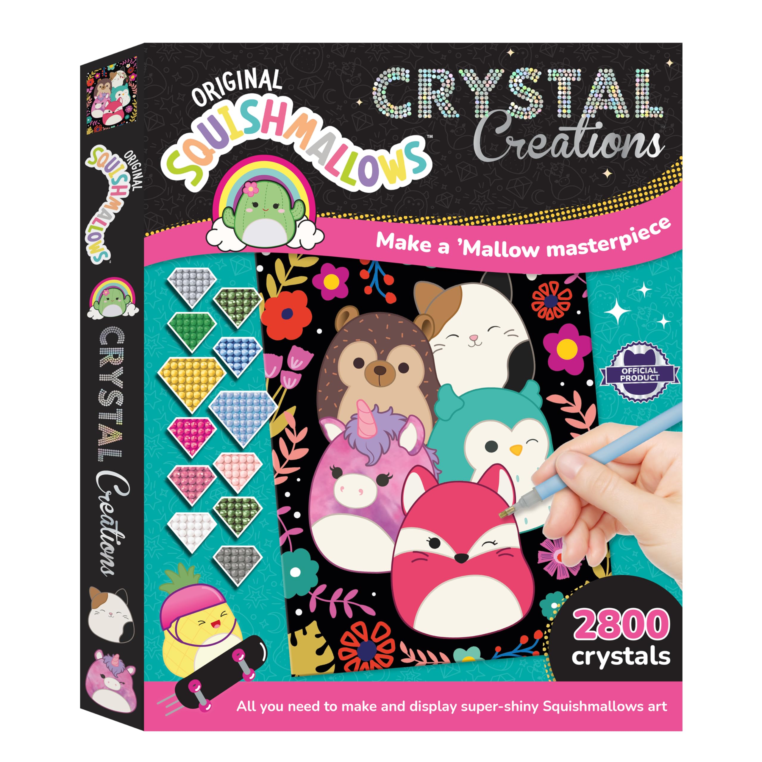 Curious Universe Squishmallows Crystal Creations Activity Set | 3,258 Crystals | Ages 8-12 1