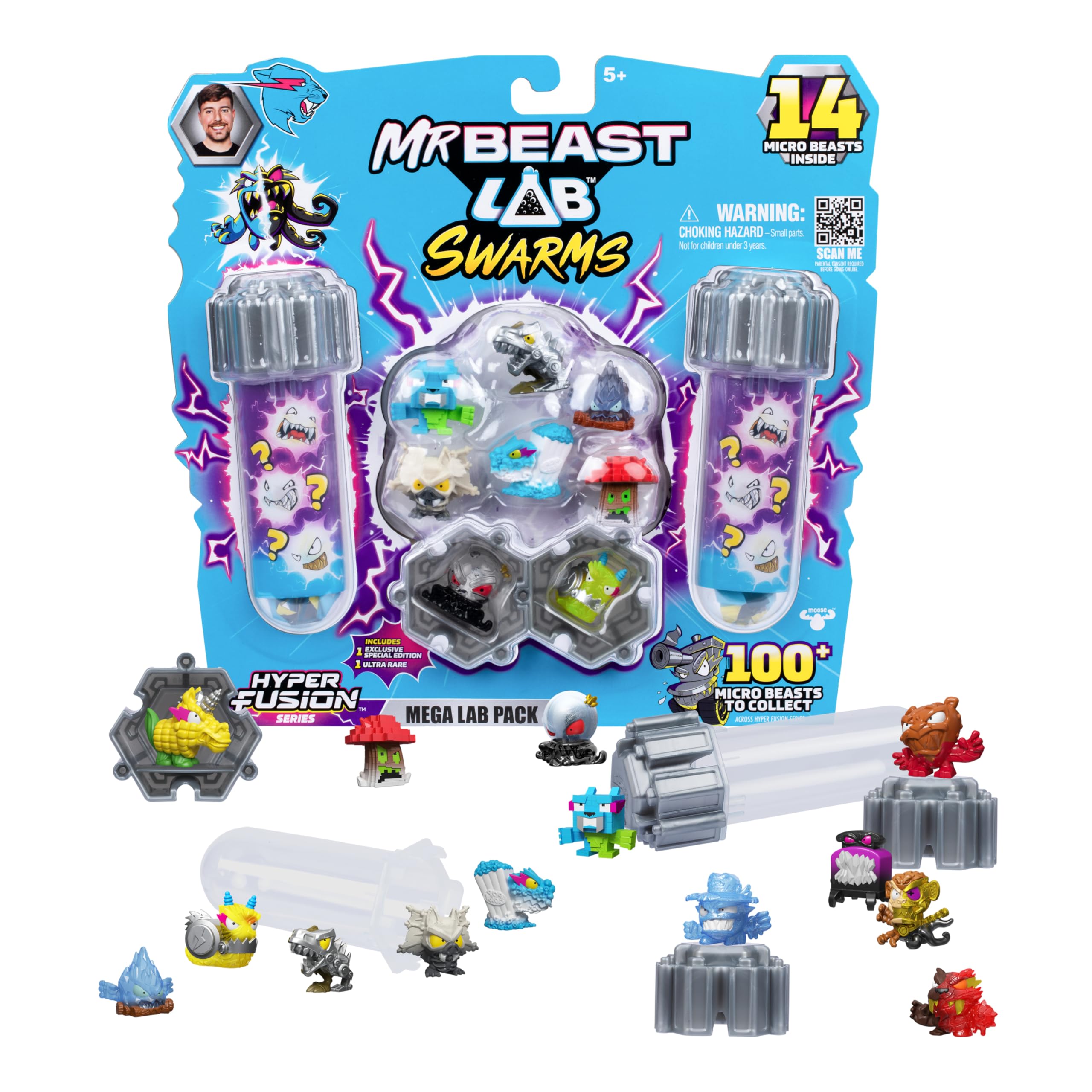 MRBEAST LAB Hyper Fusion Series Avalanche Globe Collectibles - 1 Inch Figures | Ages 5+ 1
