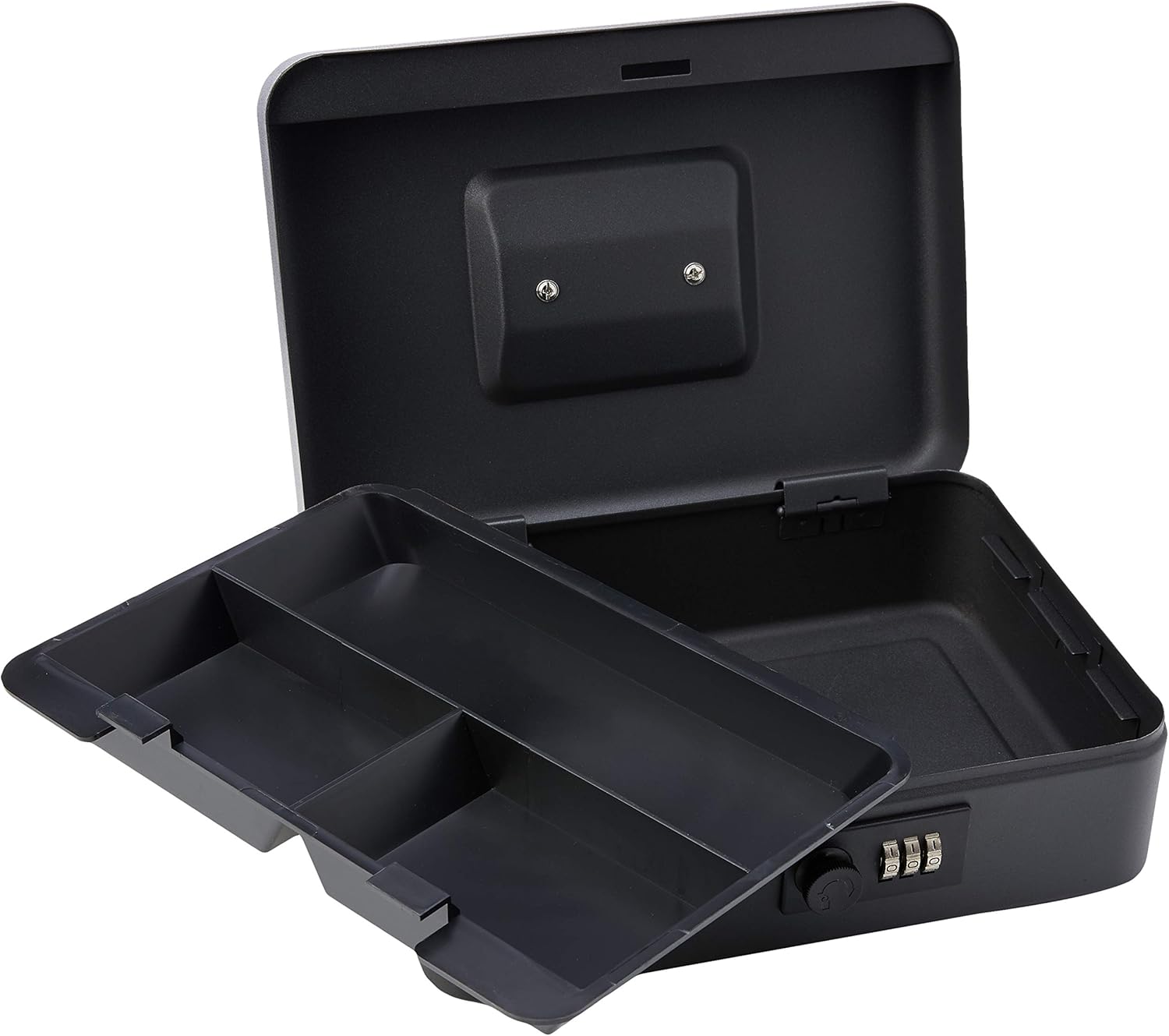 Sterling CB03CBK 10" Combination Lock Cash Box - Black