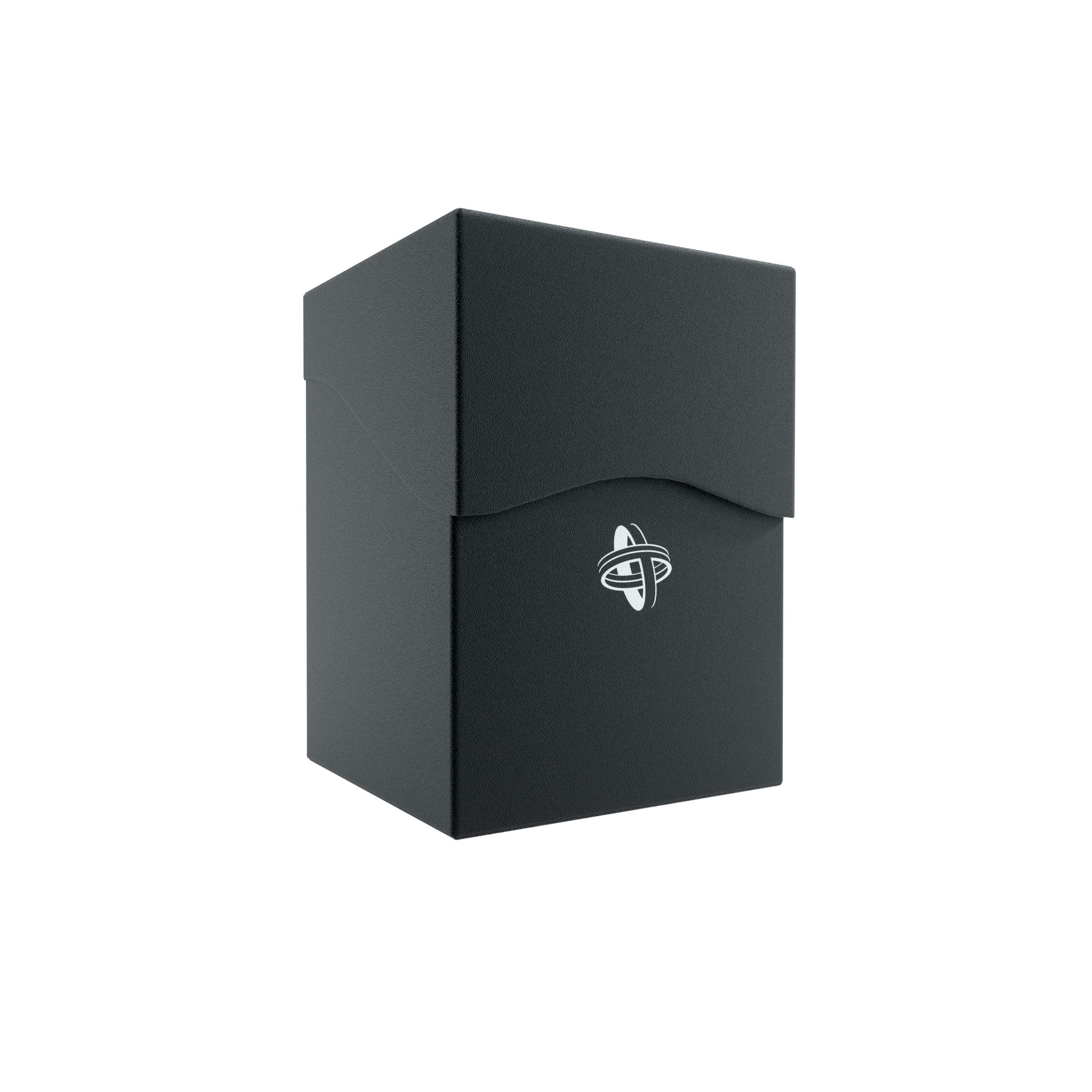 Gamegenic 100-Card Deck Holder - Durable Plastic Box | Self-Locking Lid | Black 5