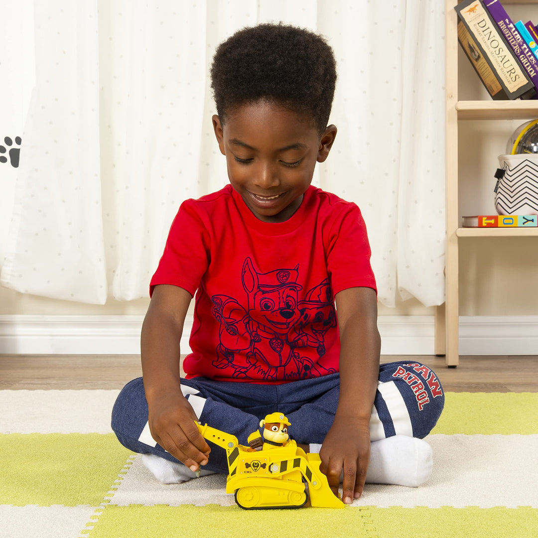 Paw Patrol Rubble’s Bulldozer with Collectible Figure - Vehicle Toy for Kids 3+