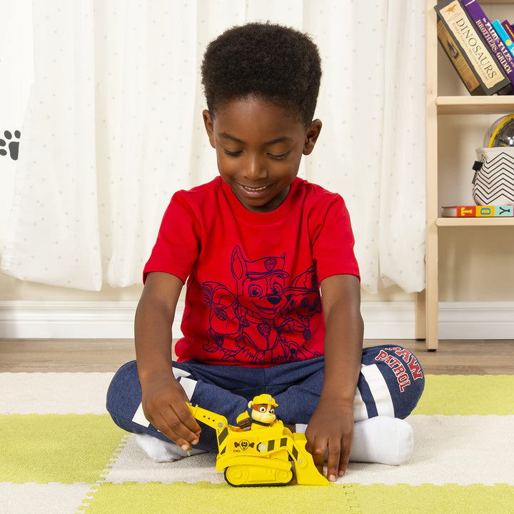 Paw Patrol Rubble’s Bulldozer with Collectible Figure - Vehicle Toy for Kids 3+