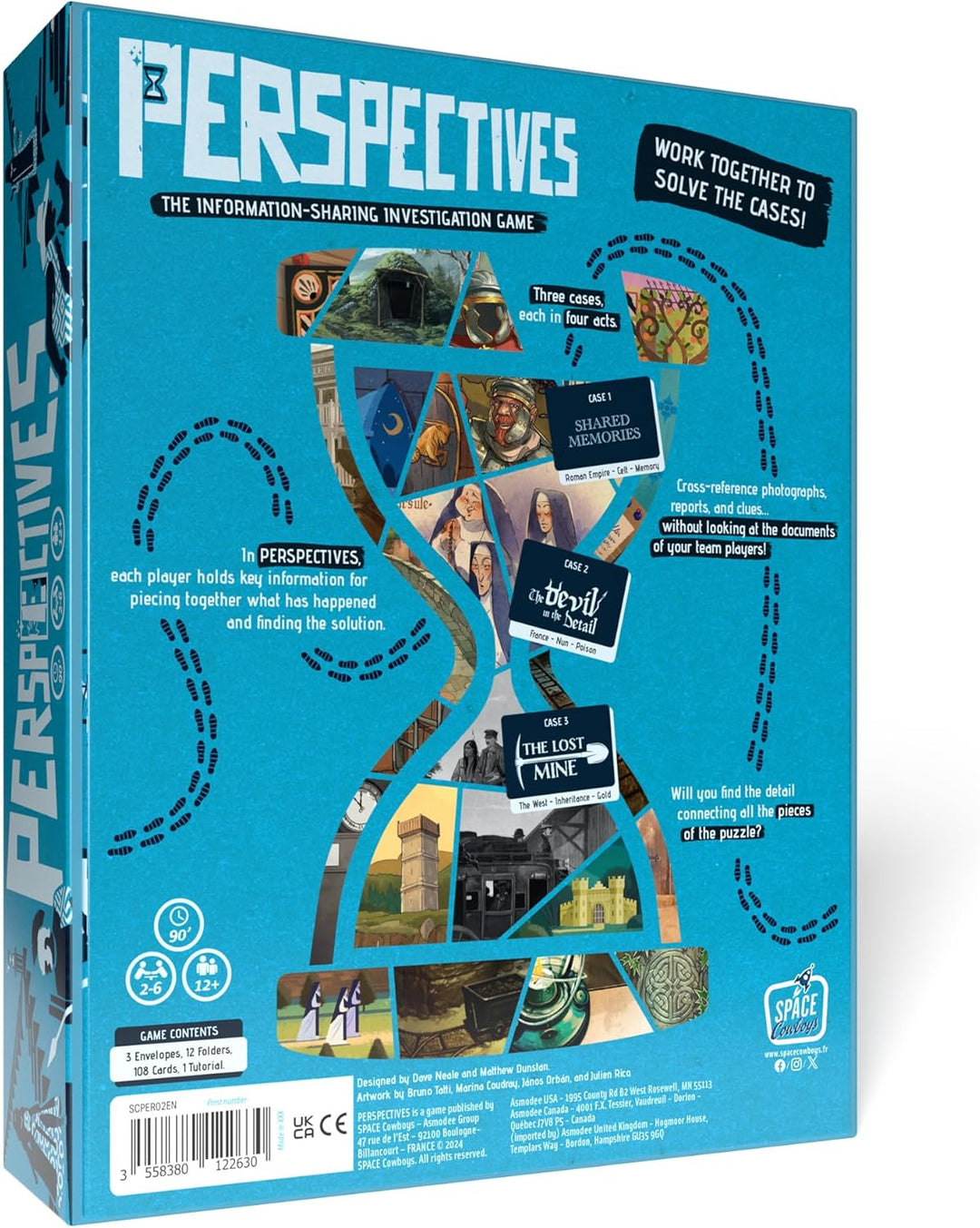 Space Cowboys Perspectives Blue Box Cooperative Mystery Card Game