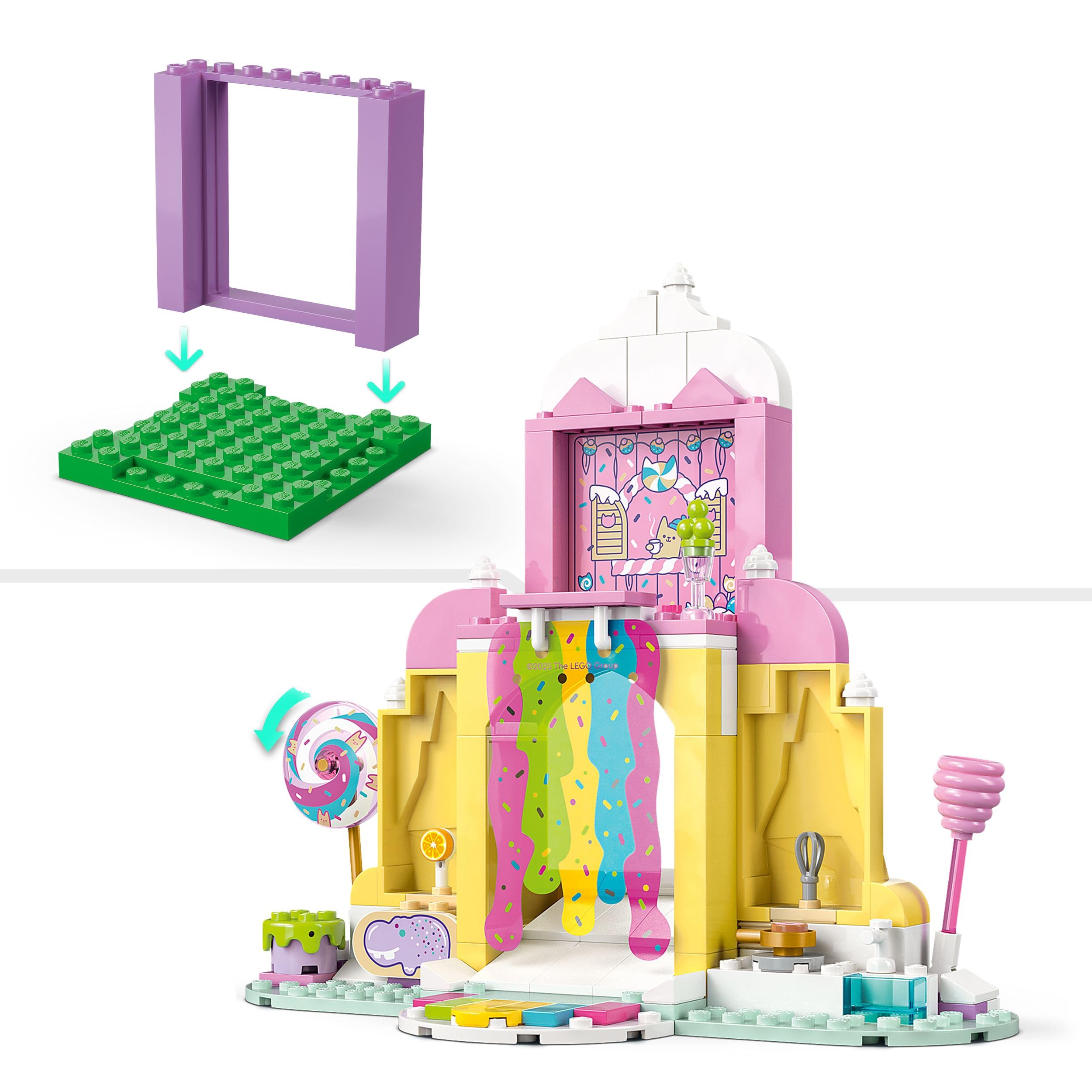 LEGO Gabby's Dollhouse Sweet Treat Mountain & Kitty Garden Toy Set - 263 Pieces, Ages 4+ 3