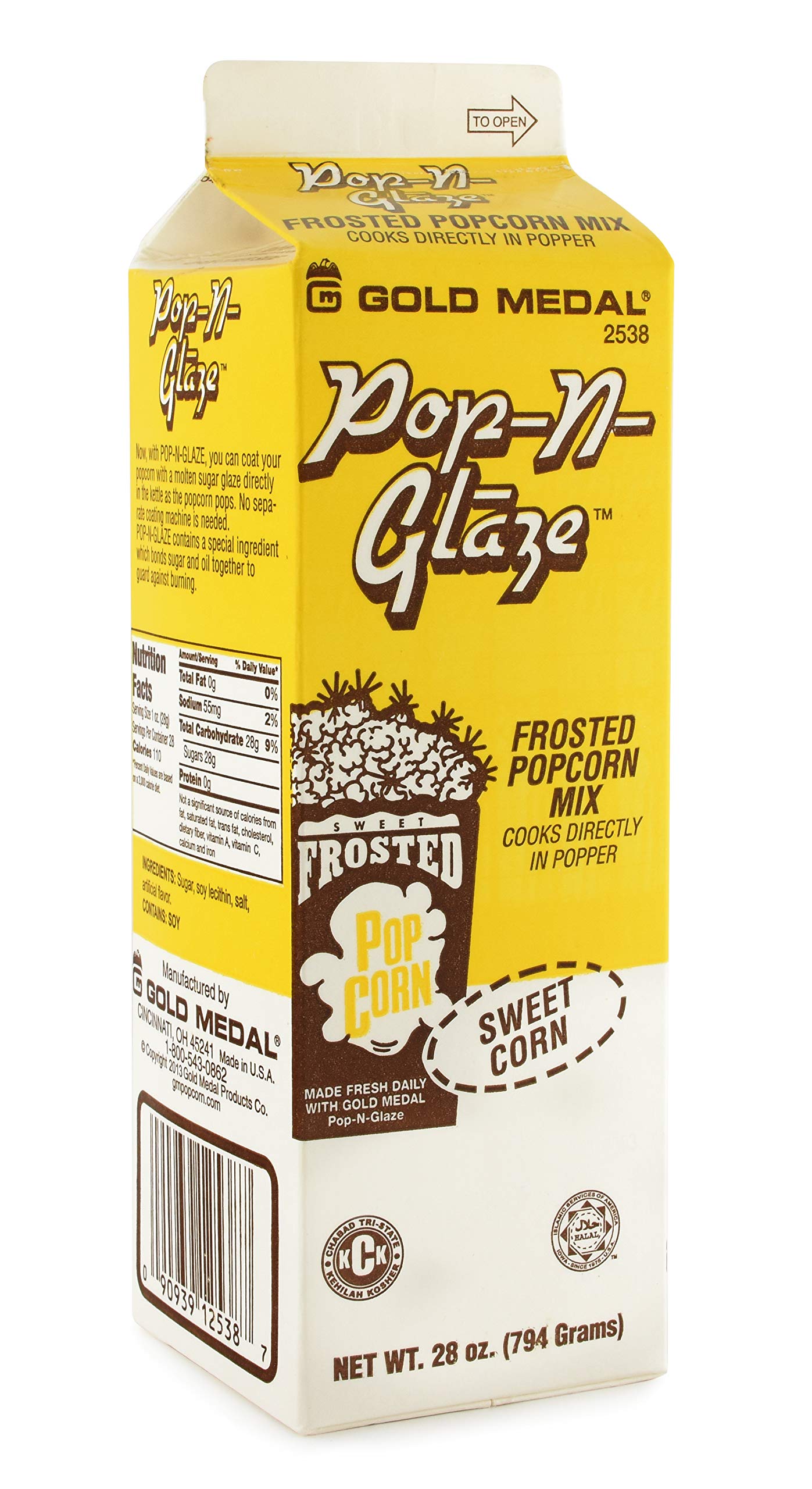 Gold Medal Pop n Glaze Sweet Corn Popcorn Seasoning