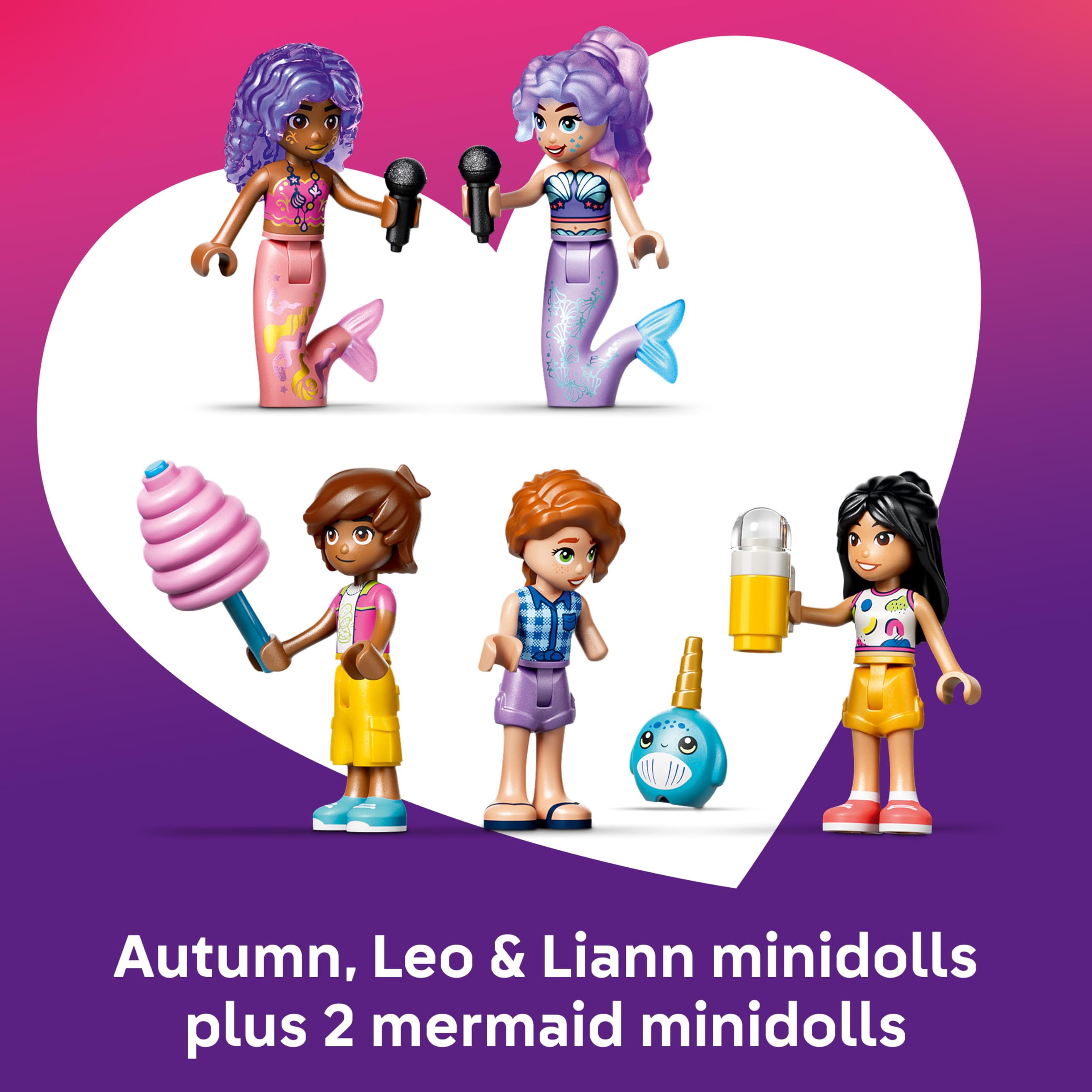 LEGO Friends Mermaid Roller Coaster Ride Building Set - Ages 8+ | 5 Mini Dolls | Multicolor 6