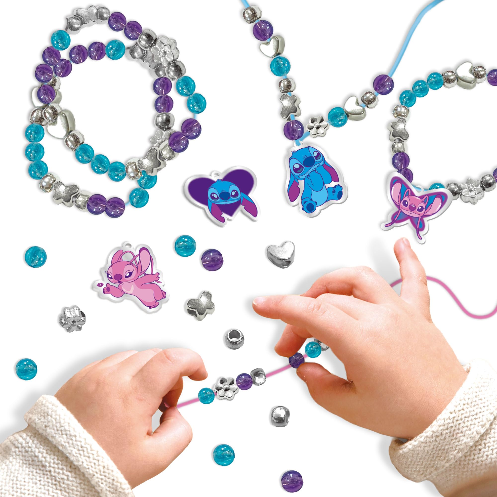 Lisciani DISNEY STITCH Friendship Jewellery Creation Kit - Craft Kit for Ages 7+ 4