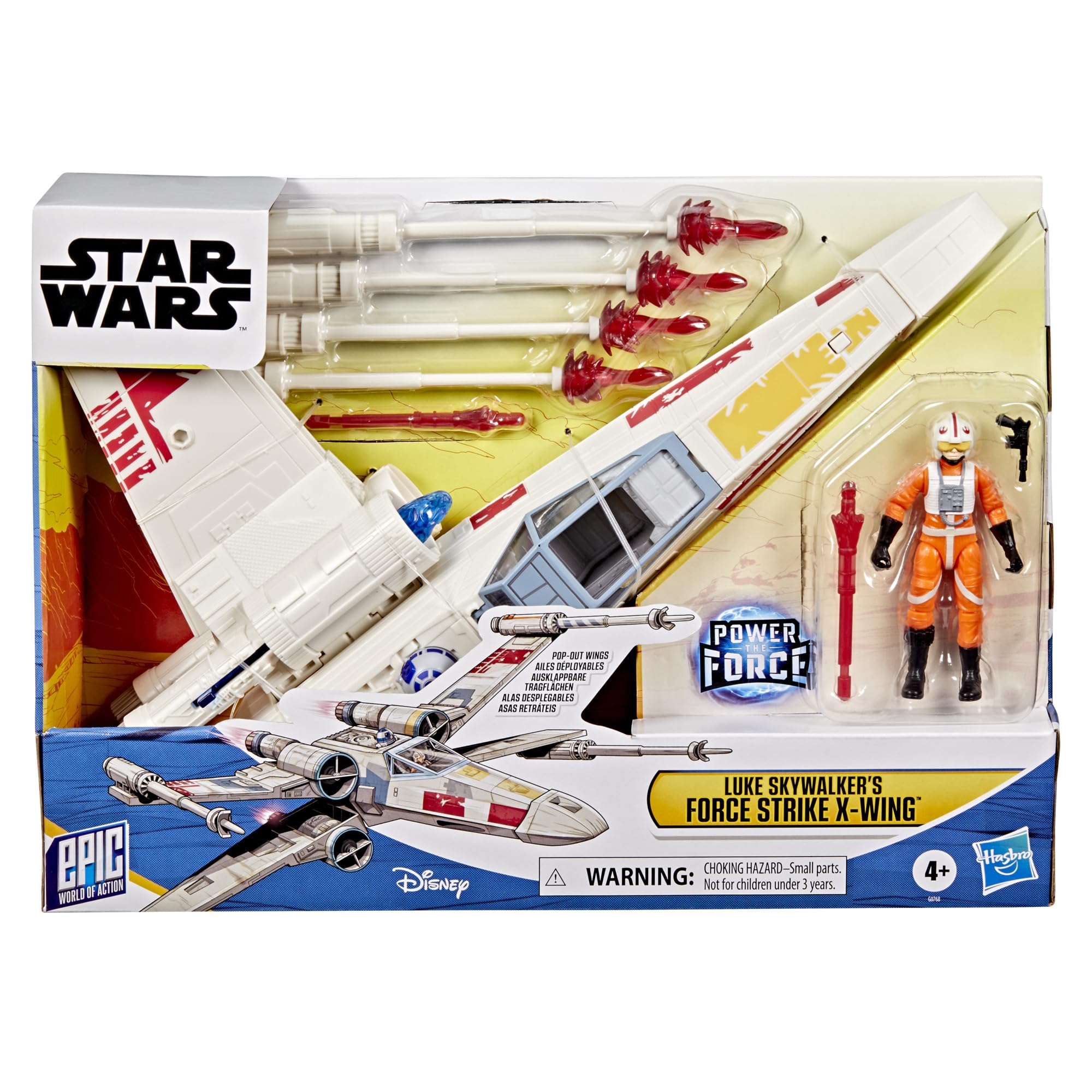 Star Wars Luke Skywalker's Force Strike X-wing with 4-Inch Figure | Ages 4+ 2