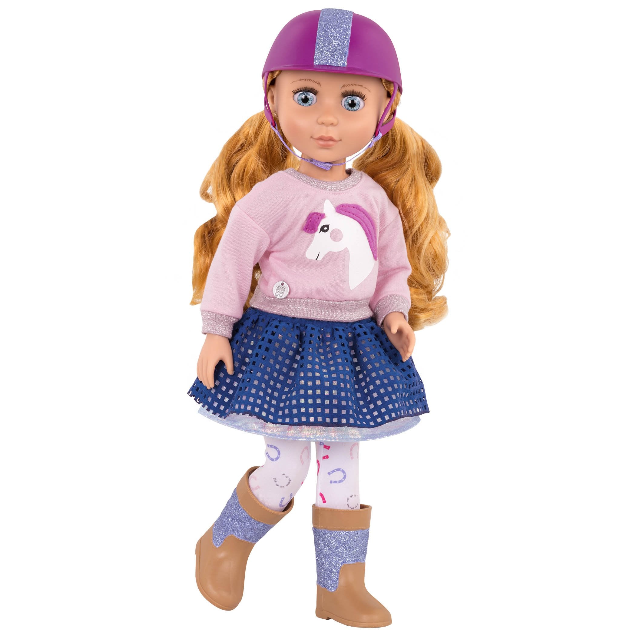 Glitter Girls 14-Inch Doll Gallop & Glow Riding Outfit - Deluxe Equestrian Clothes Set for 3+ 17
