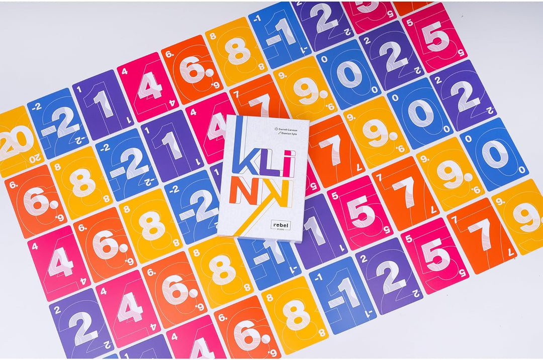 Rebel Klink Card Game - Push Your Luck Numbers Game for Parties