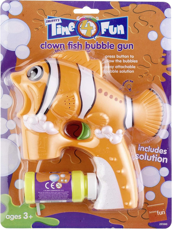 Smiffys Clown Fish Bubble Gun - 12 Months+ (20580)