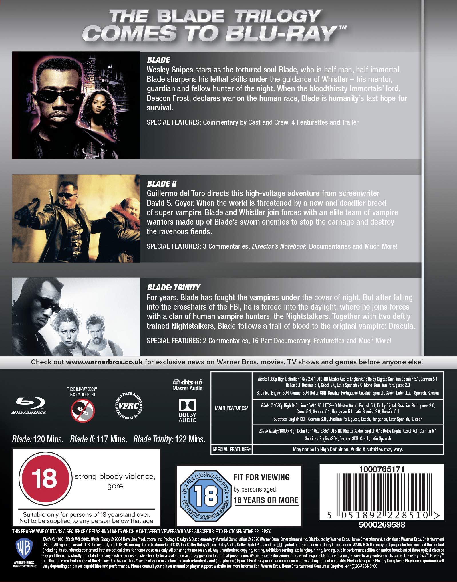 Blade Trilogy [Blu-ray] 3