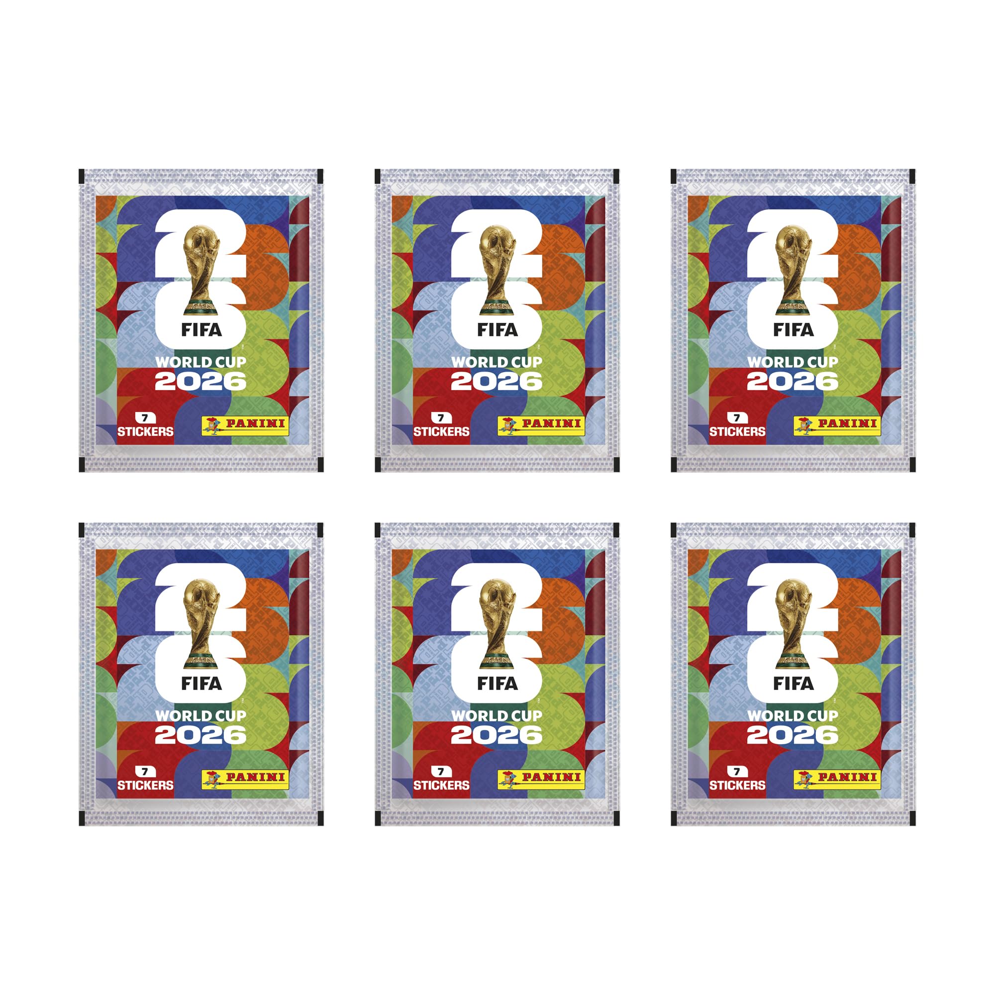 Panini FIFA World Cup 2026 Sticker Collection Multipack | 6 Packets Included
