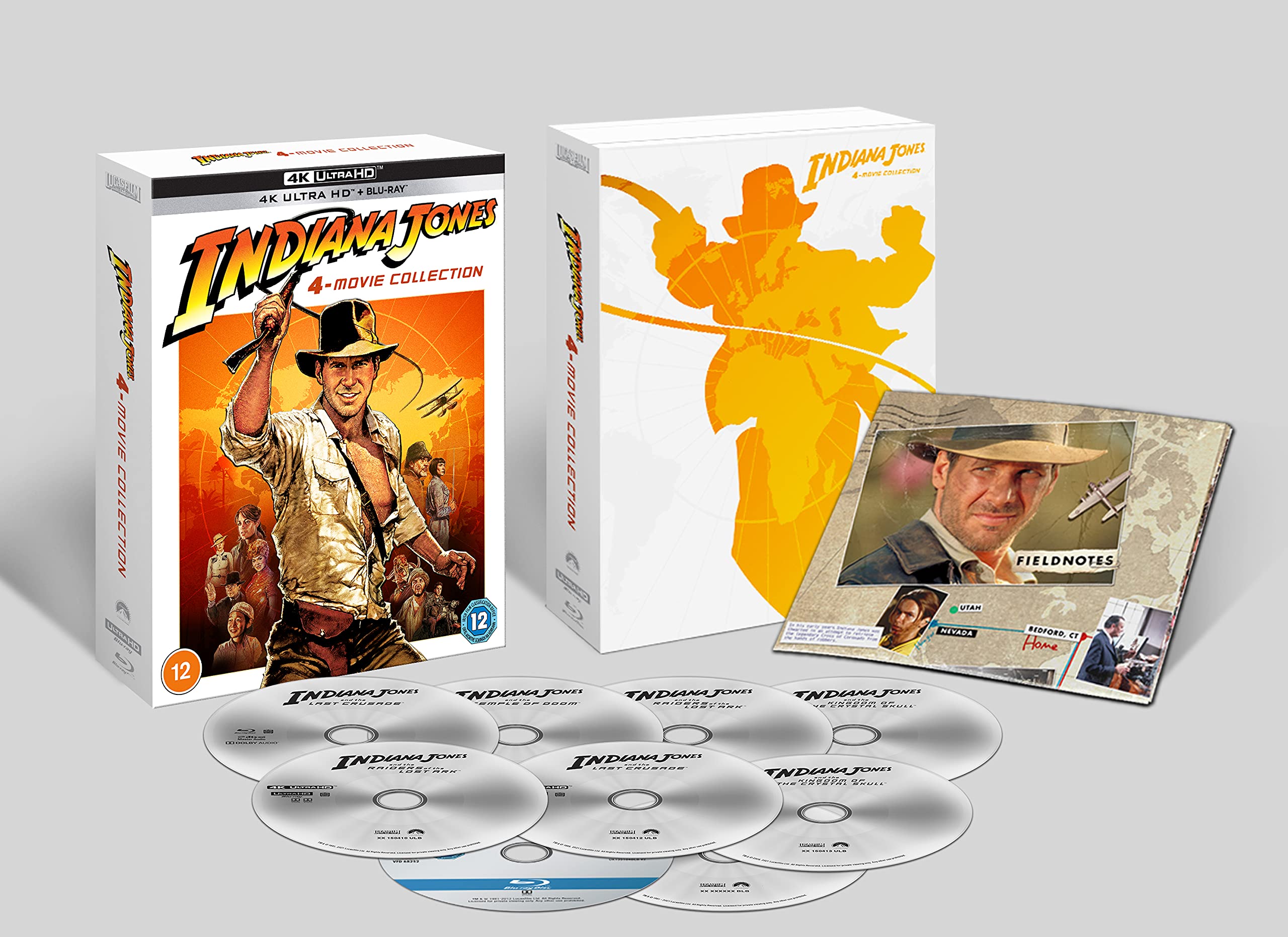 Indiana Jones 4-Movie Collection [4K Ultra HD + Blu-ray] 1