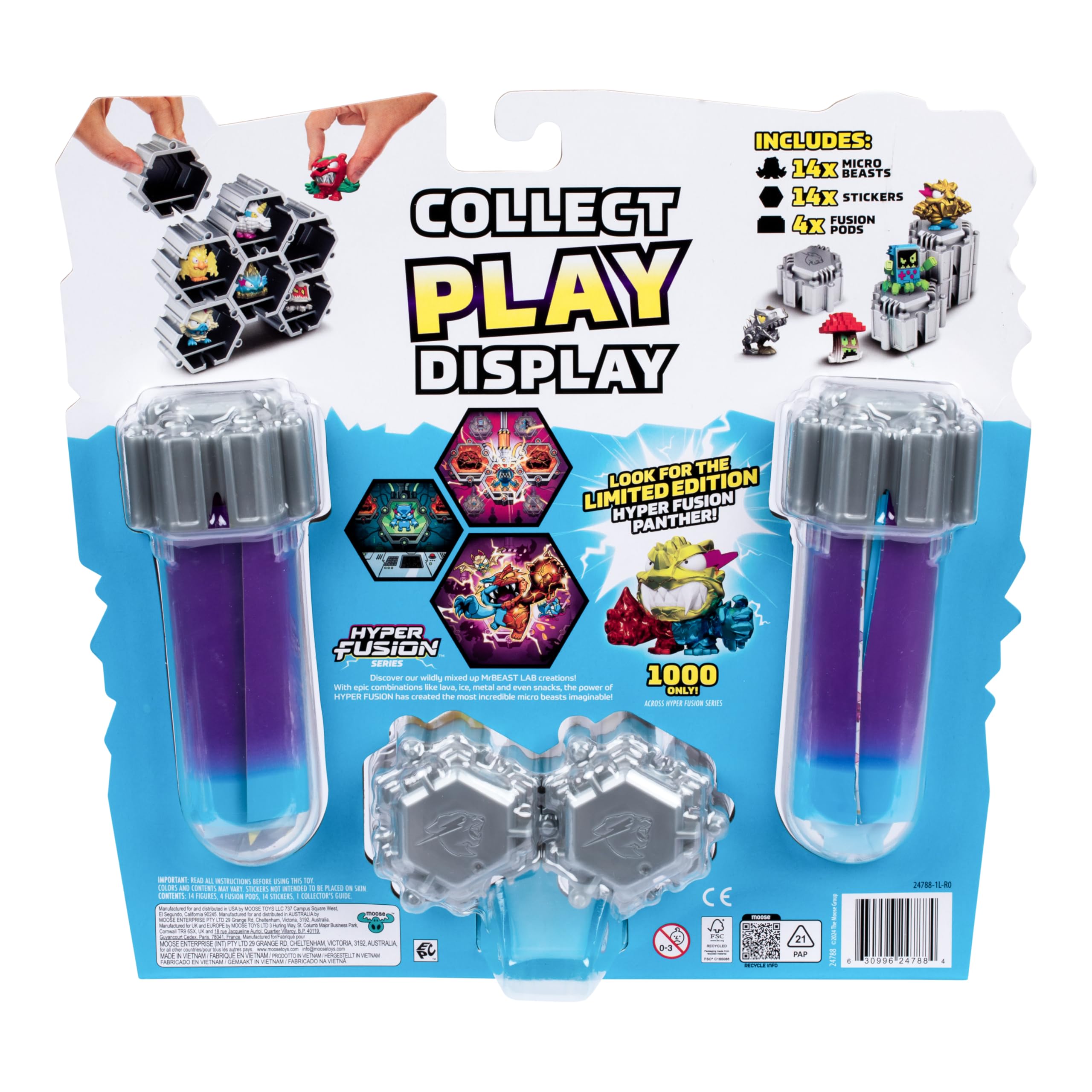 MRBEAST LAB Hyper Fusion Series Micro Beasts Collectibles | 1 Inch Figures | Ages 5+ 4
